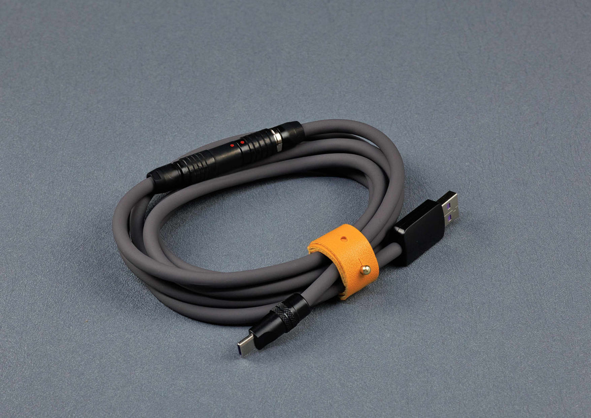 MK Custom USB-Kabel - Dunkelgrau - MonacoKeys