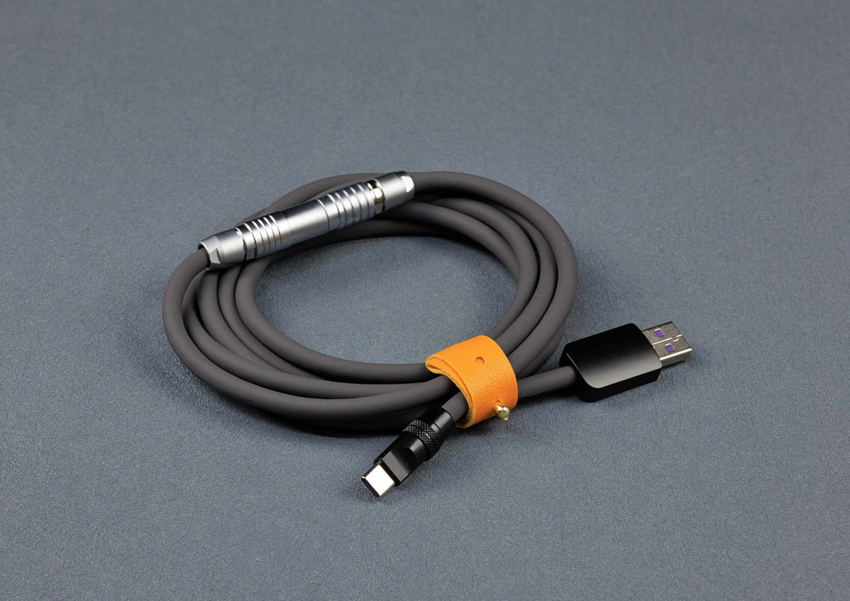 MK Custom USB-Kabel - Dunkelgrau - MonacoKeys