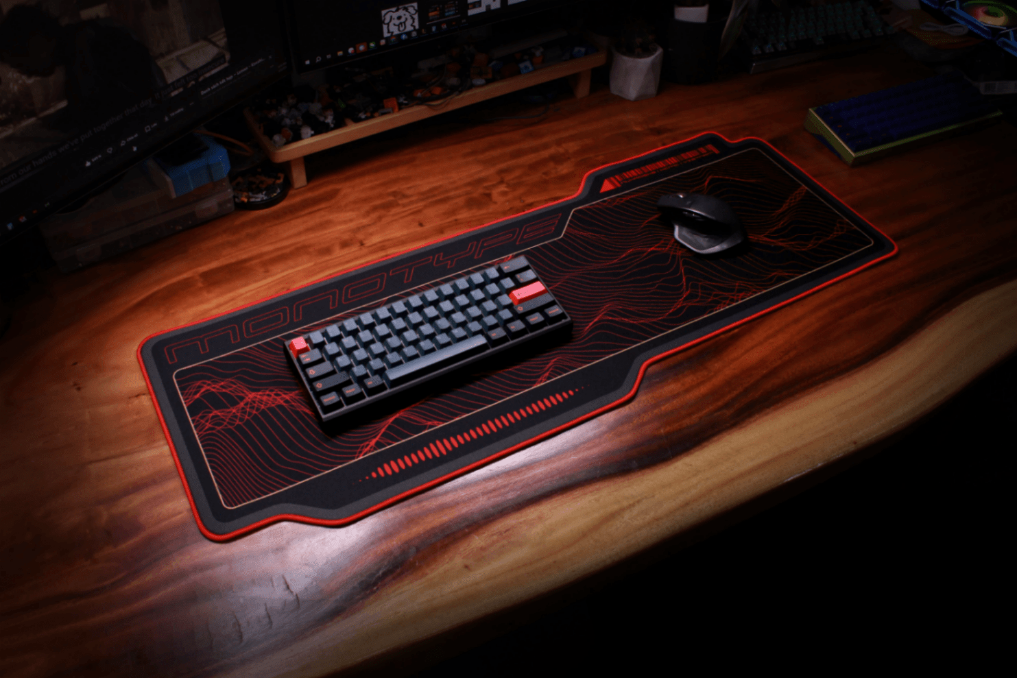Monotype Mauspad Deskmat - MonacoKeys