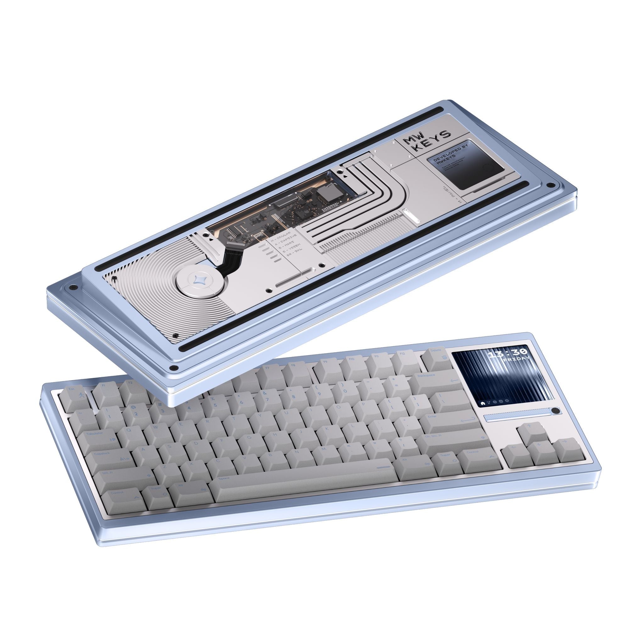 MW Mass80 - The Smartest Keyboard with Interactive Screen - MonacoKeys