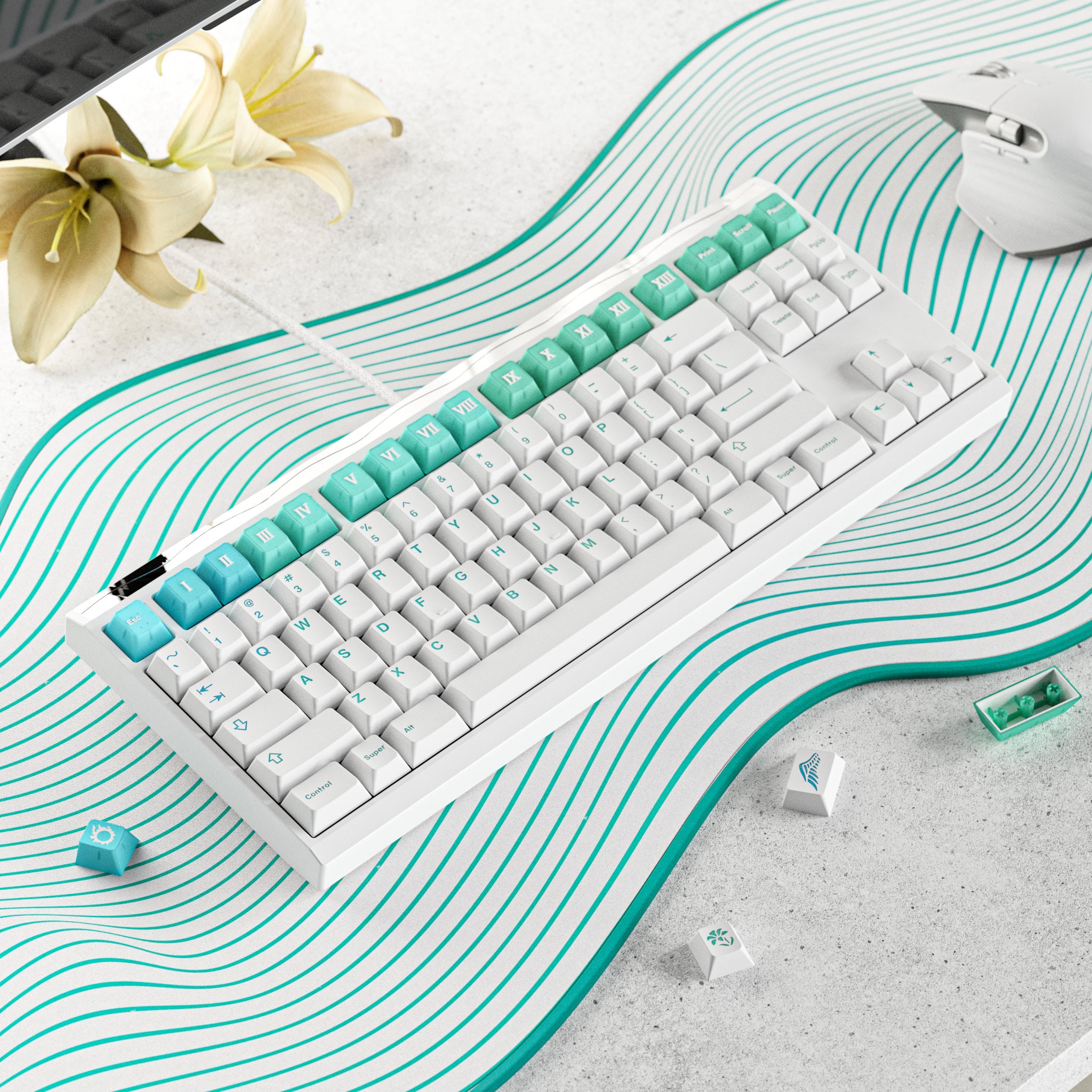 MW Meteor Dreams - ABS Double-Shot Keycap Set - MonacoKeys