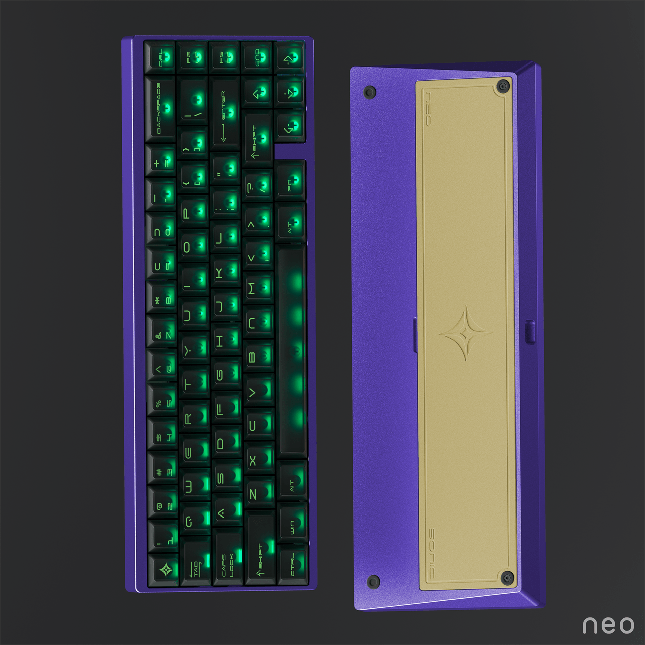 Neo65 Sonic HE+ - 65% Aluminium Hall Effect Keyboard - MonacoKeys
