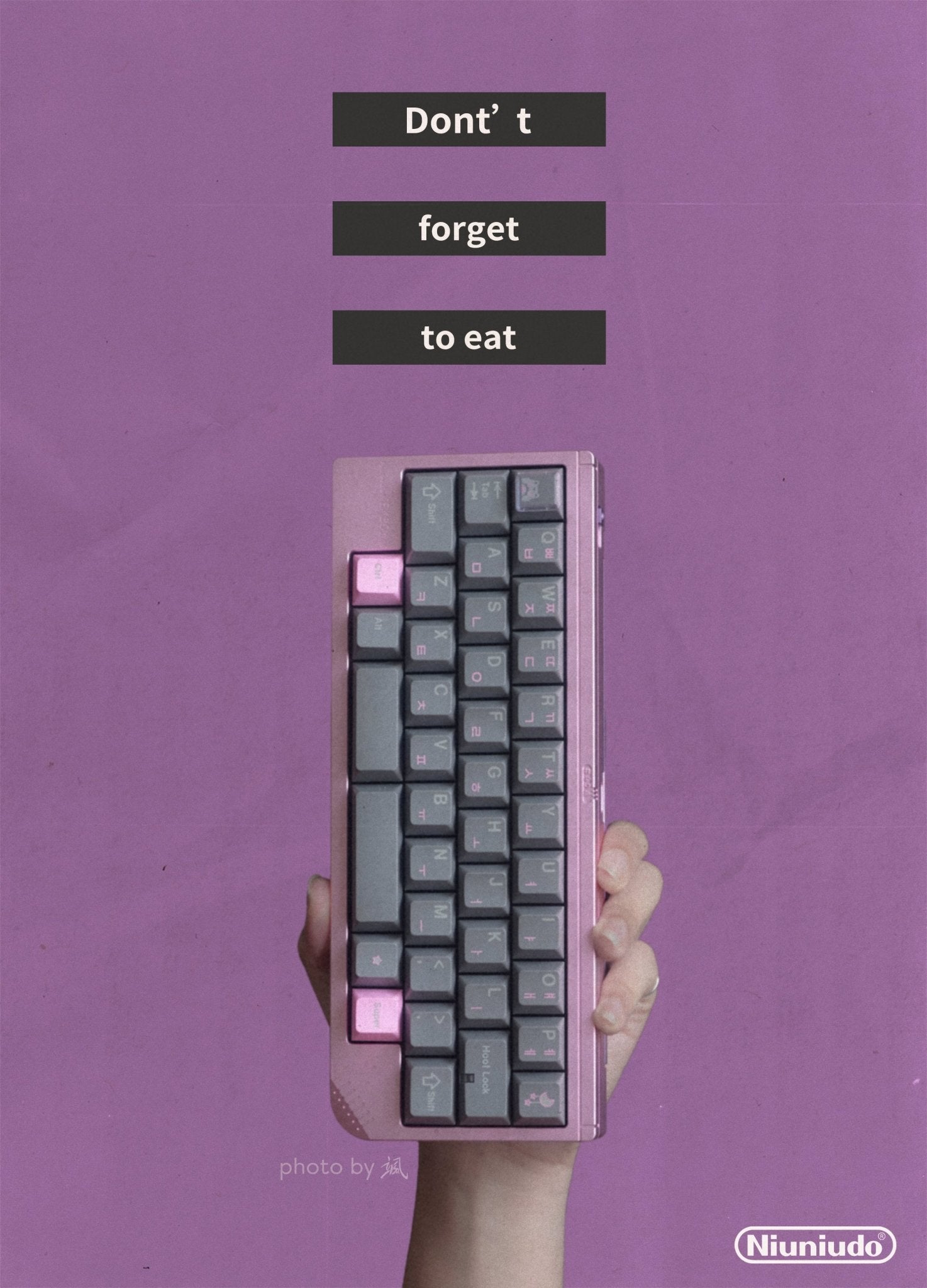 Niuniu KB40 - 40% Custom Keyboard Kit - MonacoKeys
