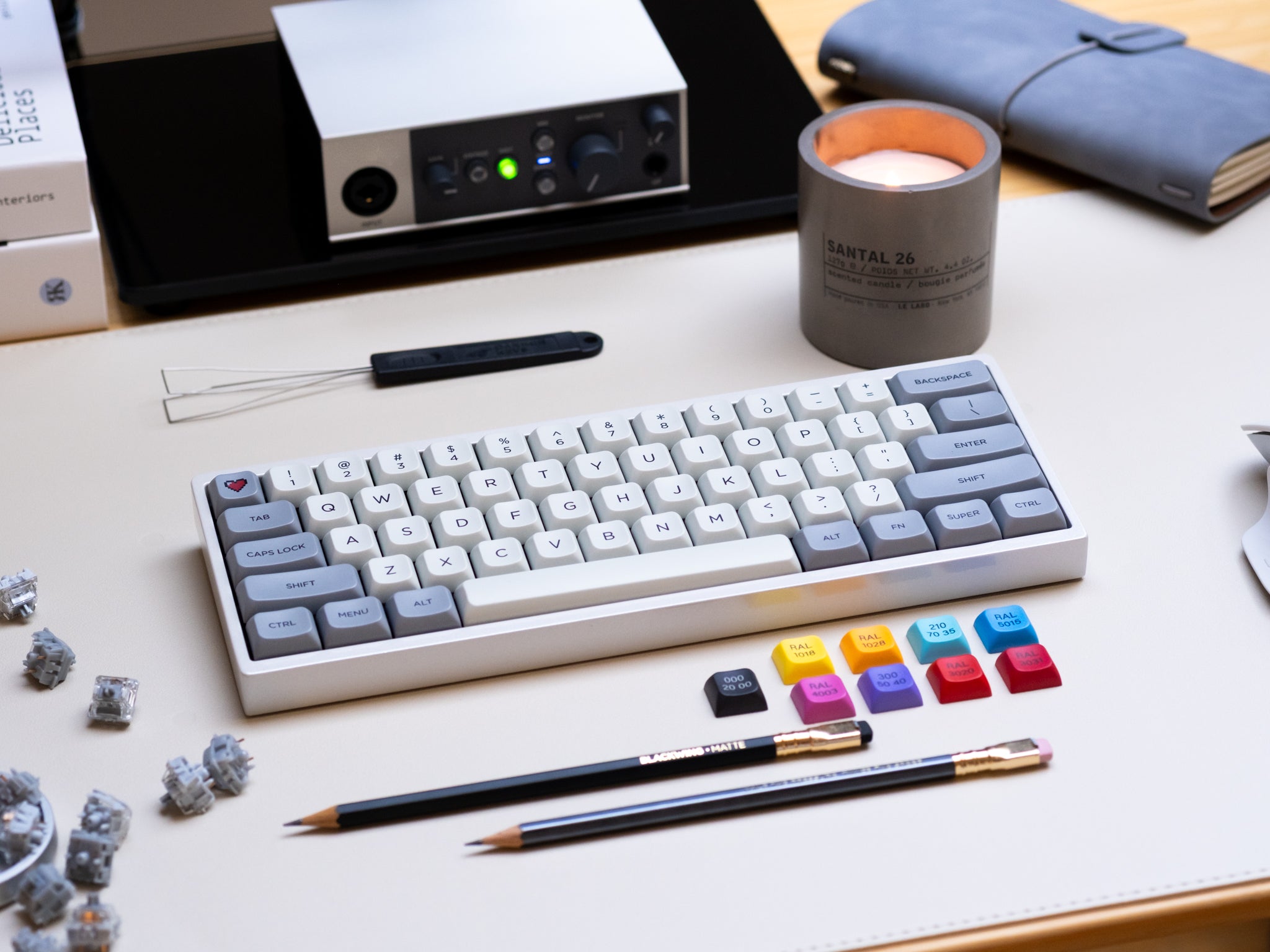PBS Granite PBT Dye-Sub Keycap Set - MonacoKeys