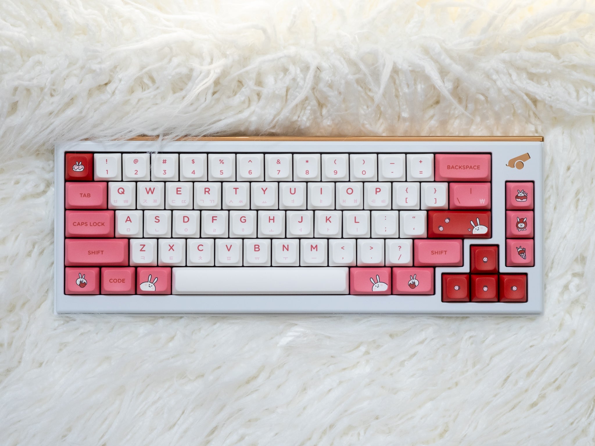 PBS Strawberry Milk PBT Dye-Sub Keycap Set - MonacoKeys