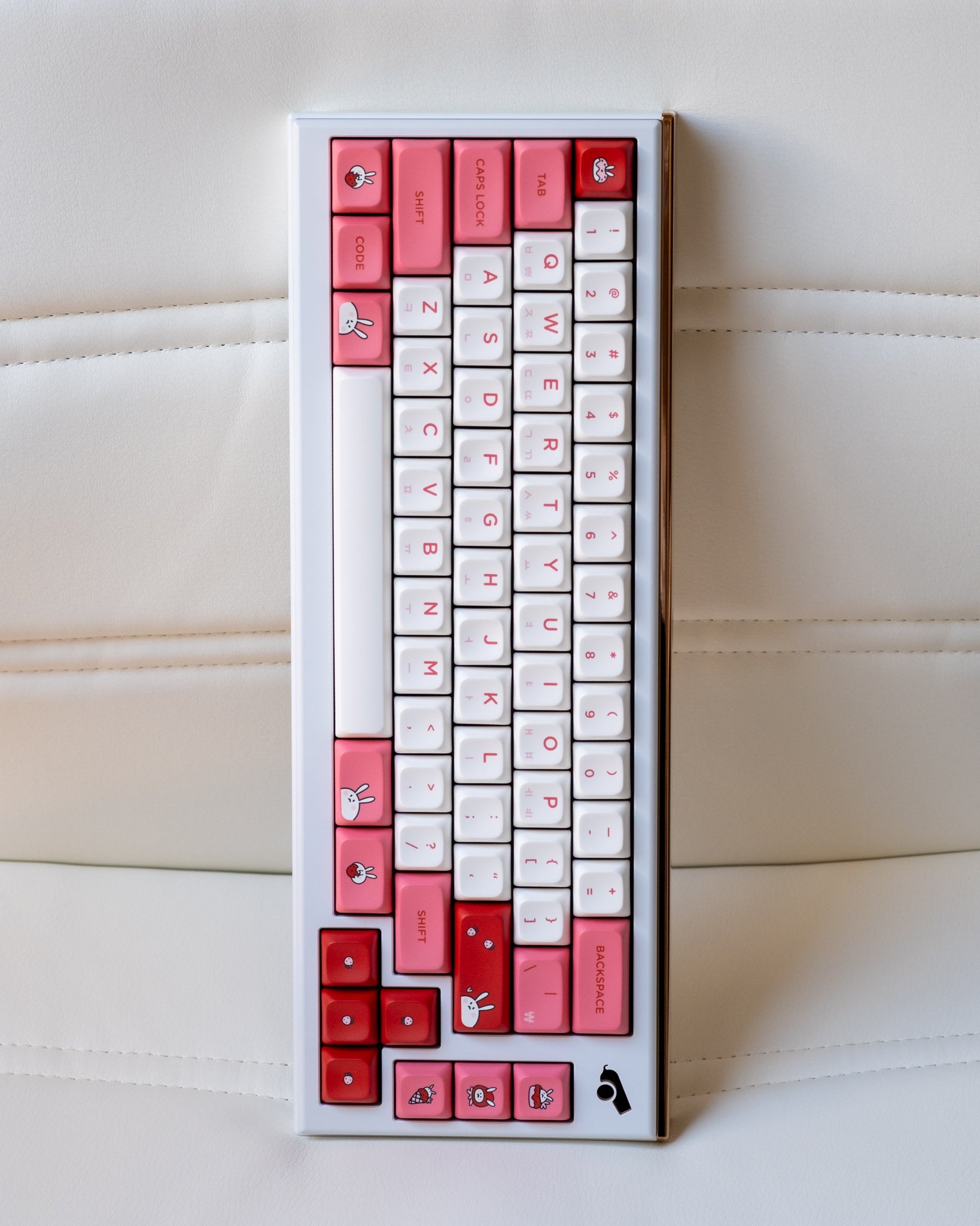 PBS Strawberry Milk PBT Dye-Sub Keycap Set - MonacoKeys