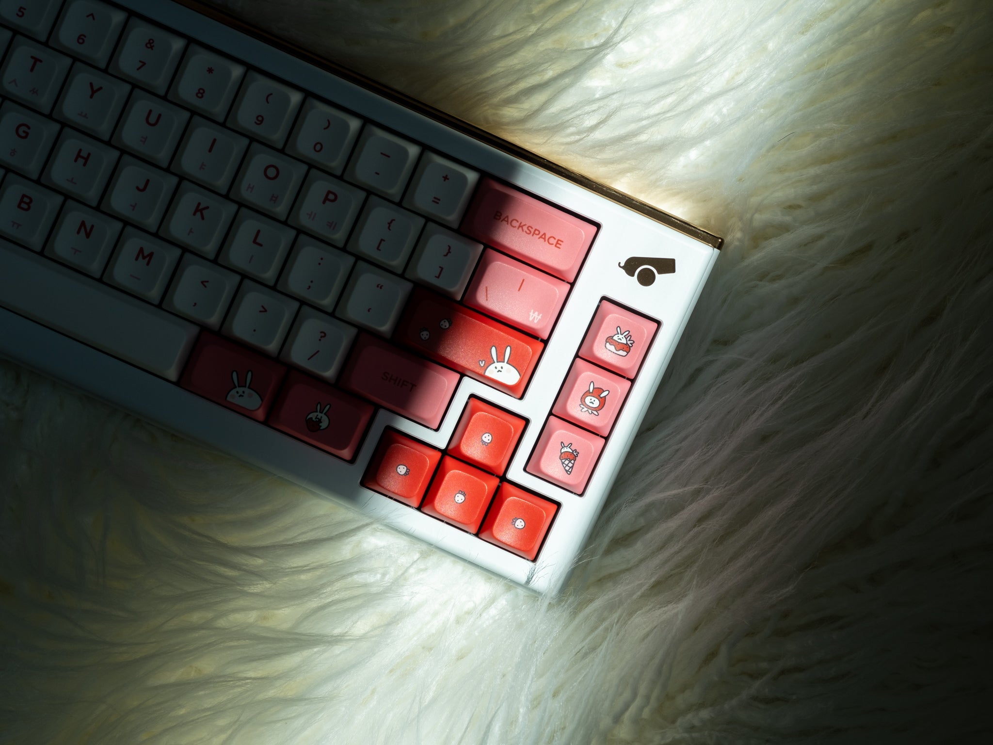 PBS Strawberry Milk PBT Dye-Sub Keycap Set - MonacoKeys