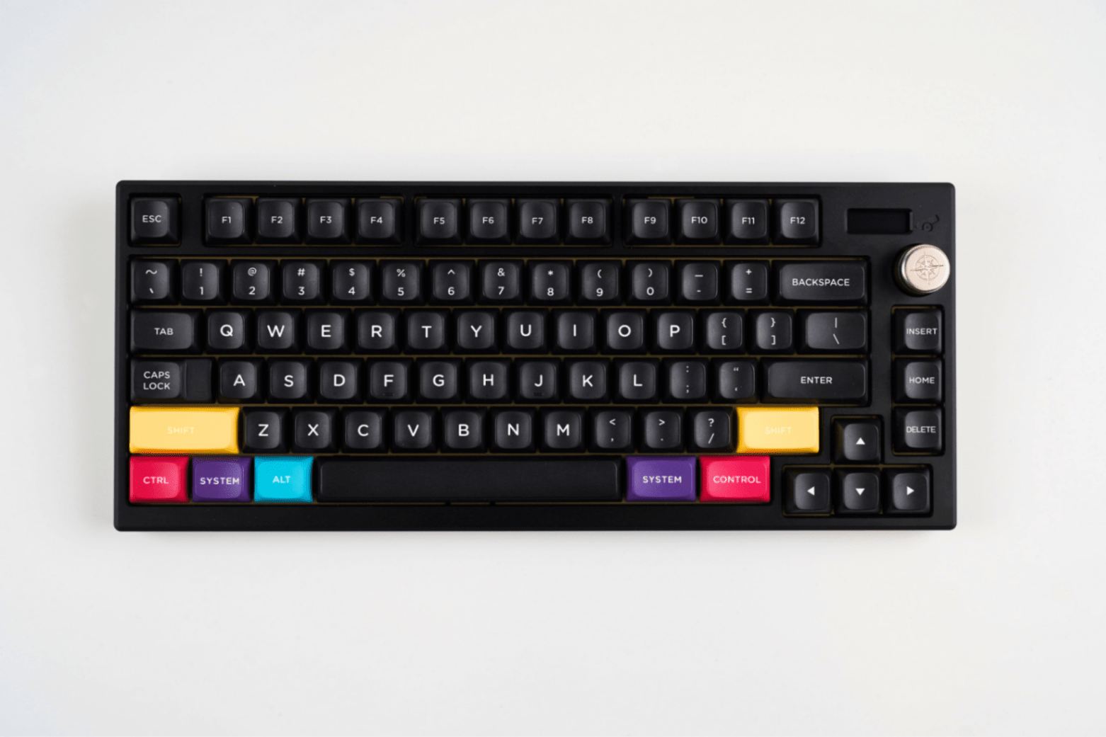 PBS WoB White on Black PBT Dye-Sub Keycap Set - MonacoKeys