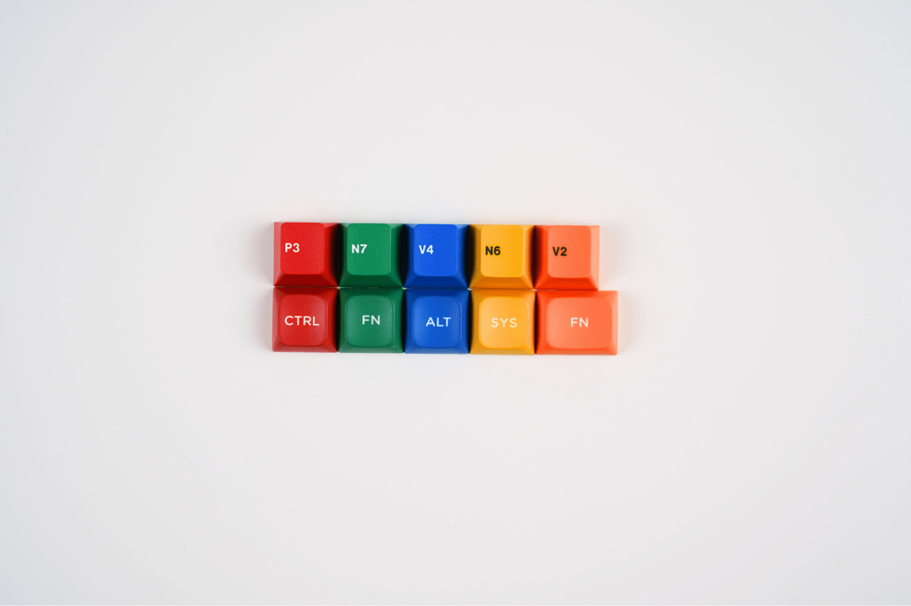 PBS WoB White on Black PBT Dye-Sub Keycap Set - MonacoKeys
