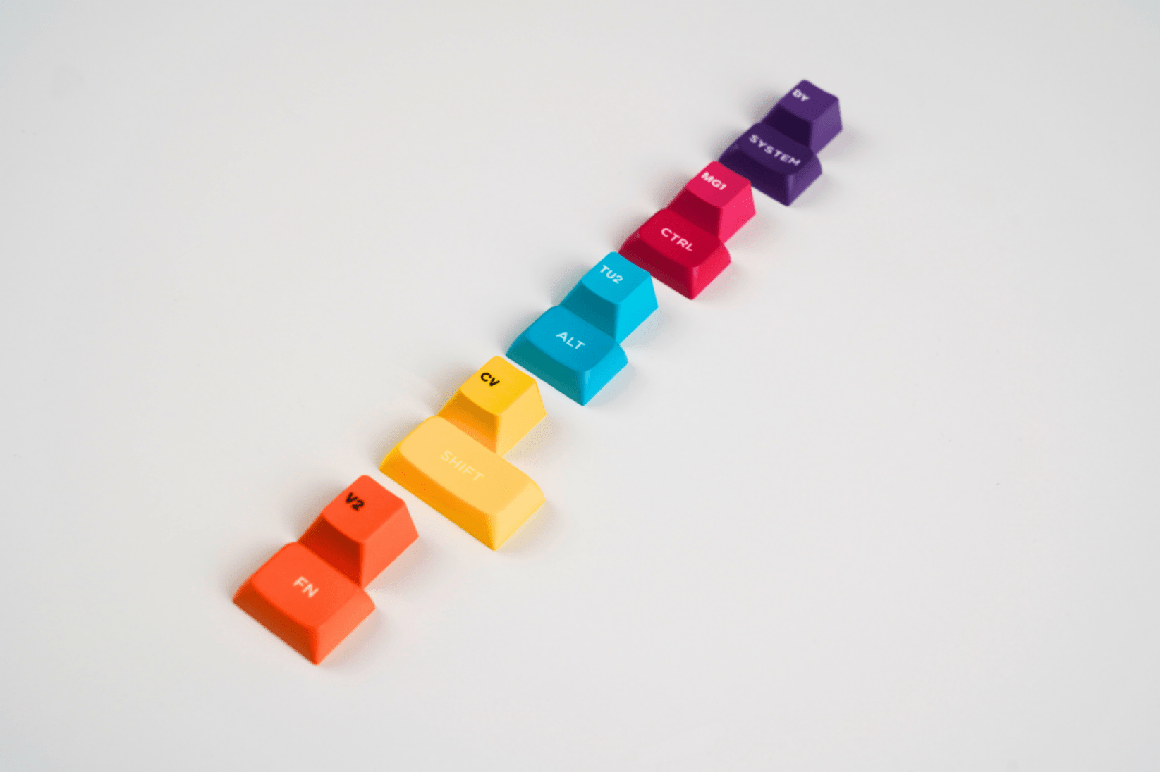 PBS WoB White on Black PBT Dye-Sub Keycap Set - MonacoKeys