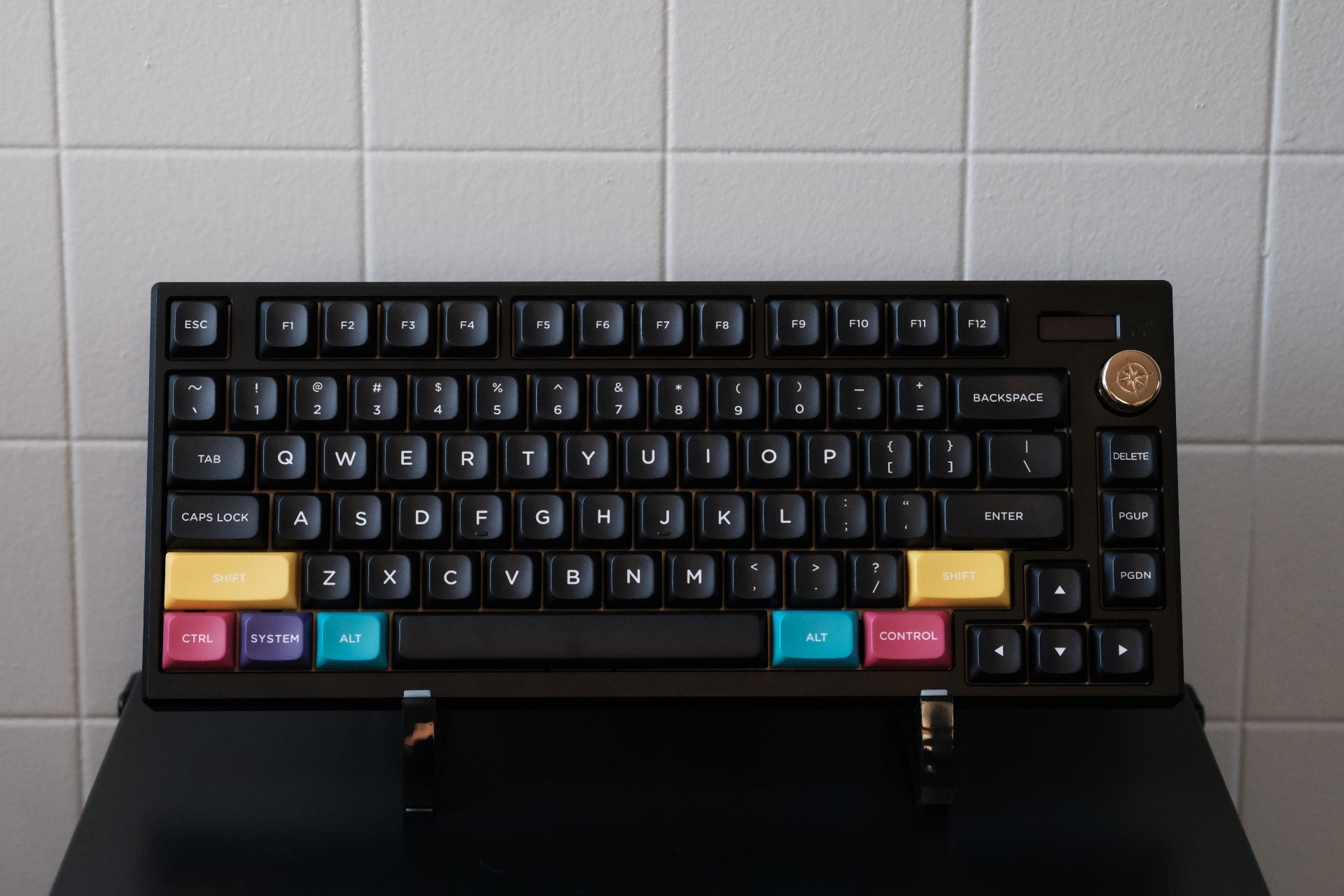 PBS WoB White on Black PBT Dye-Sub Keycap Set - MonacoKeys