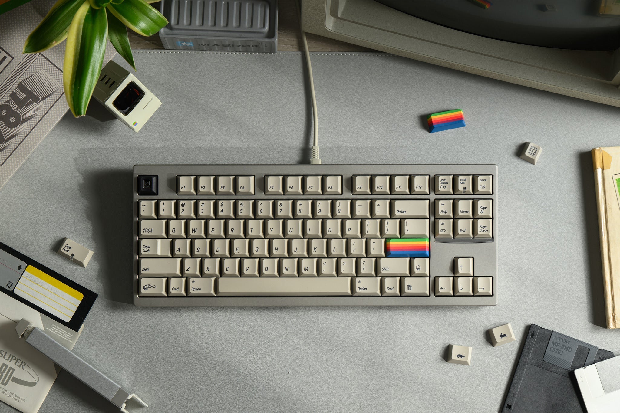 PBTFans 1984 R2 - Dye-Sub PBT Keycap Set - MonacoKeys