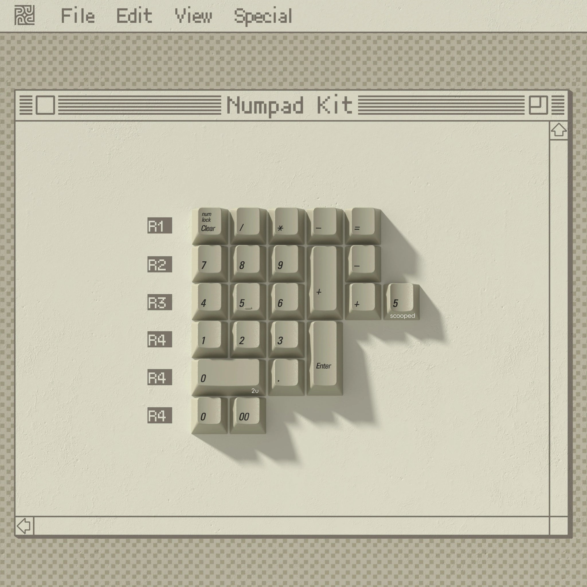 PBTFans 1984 R2 - Dye-Sub PBT Keycap Set - MonacoKeys