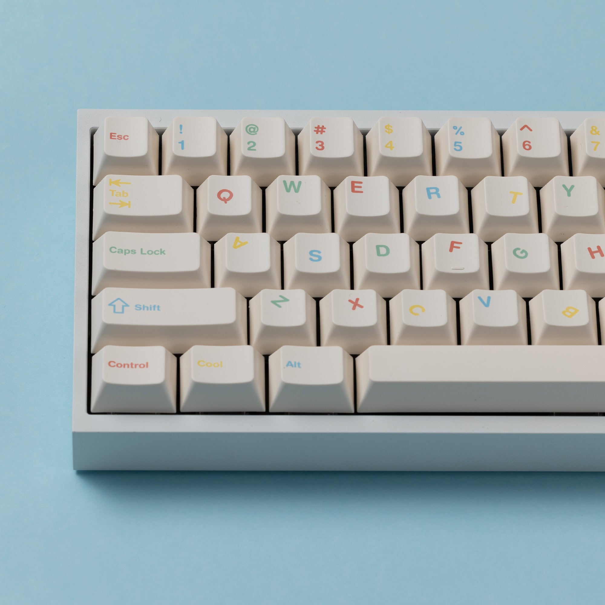 PBTFans Cool Kids - Dye-Sub PBT Keycap Set - MonacoKeys