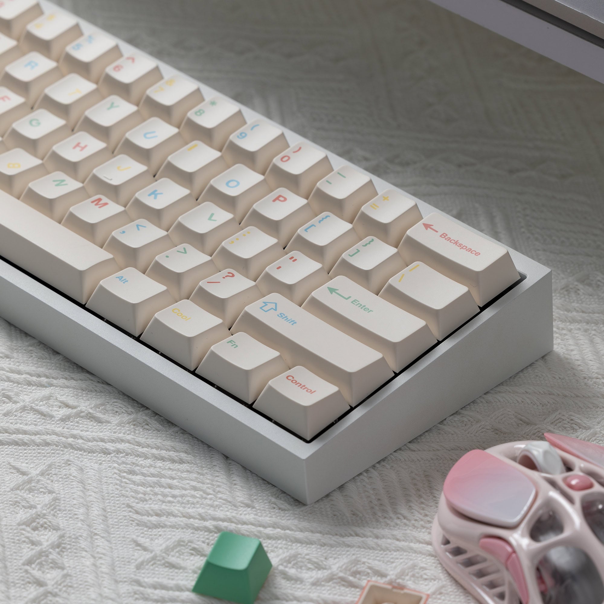 PBTFans Cool Kids - Dye-Sub PBT Keycap Set - MonacoKeys