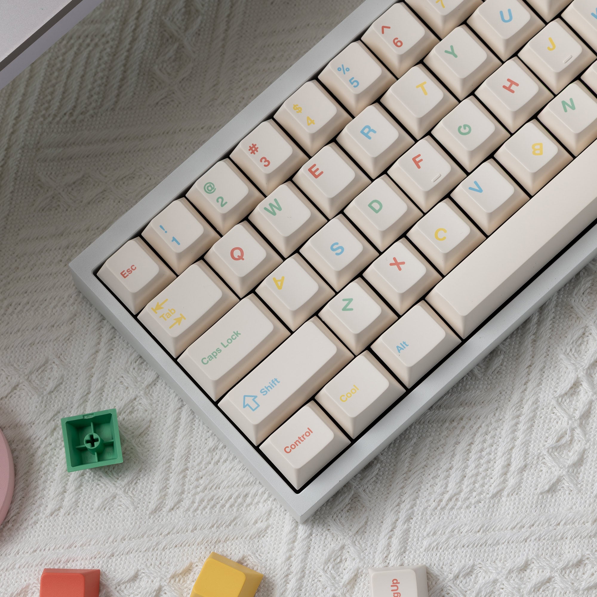 PBTFans Cool Kids - Dye-Sub PBT Keycap Set - MonacoKeys