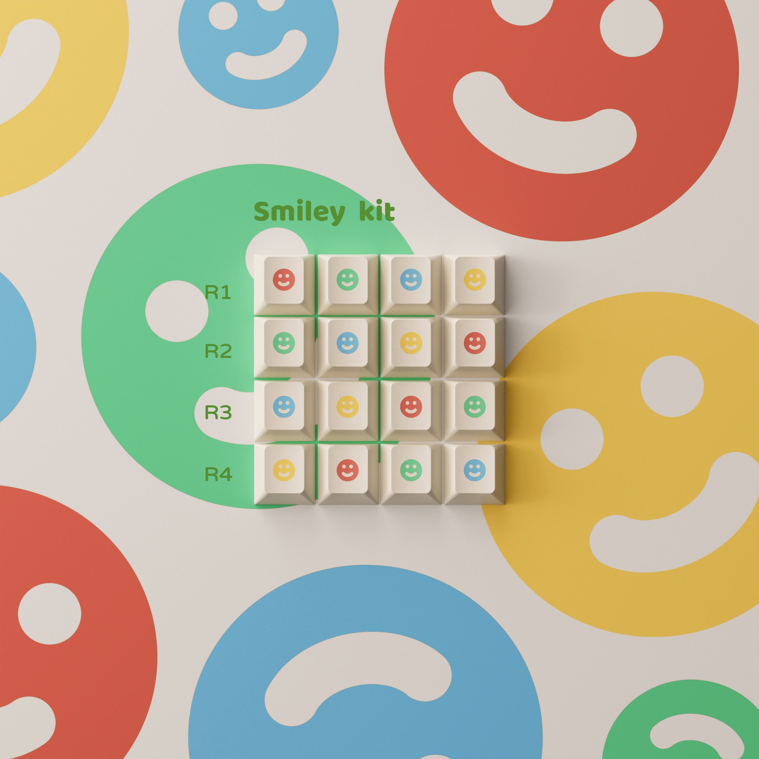 PBTFans Cool Kids - Dye-Sub PBT Keycap Set - MonacoKeys