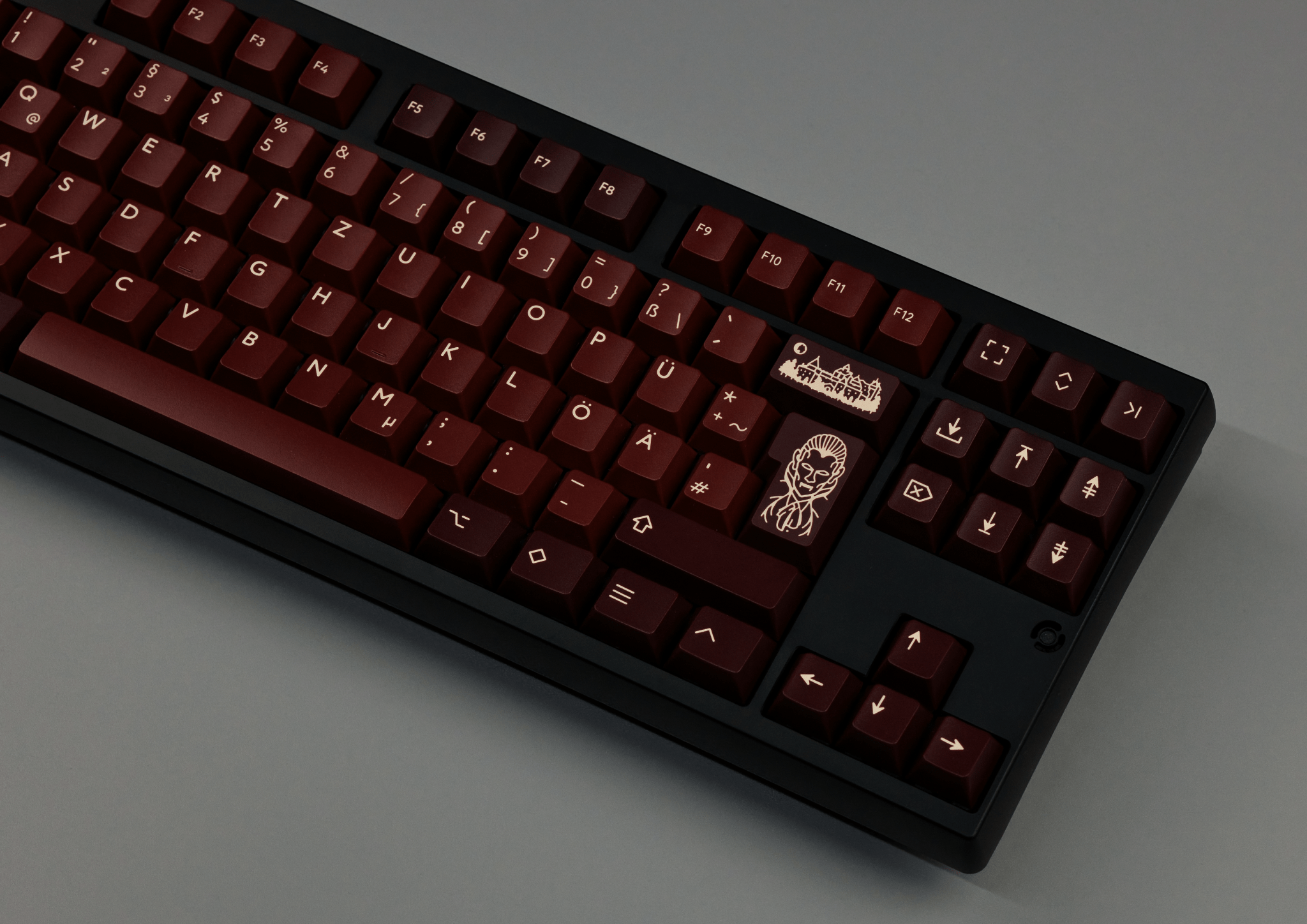 PBTfans Count Dracula Double-Shot ABS Keycap Set - MonacoKeys