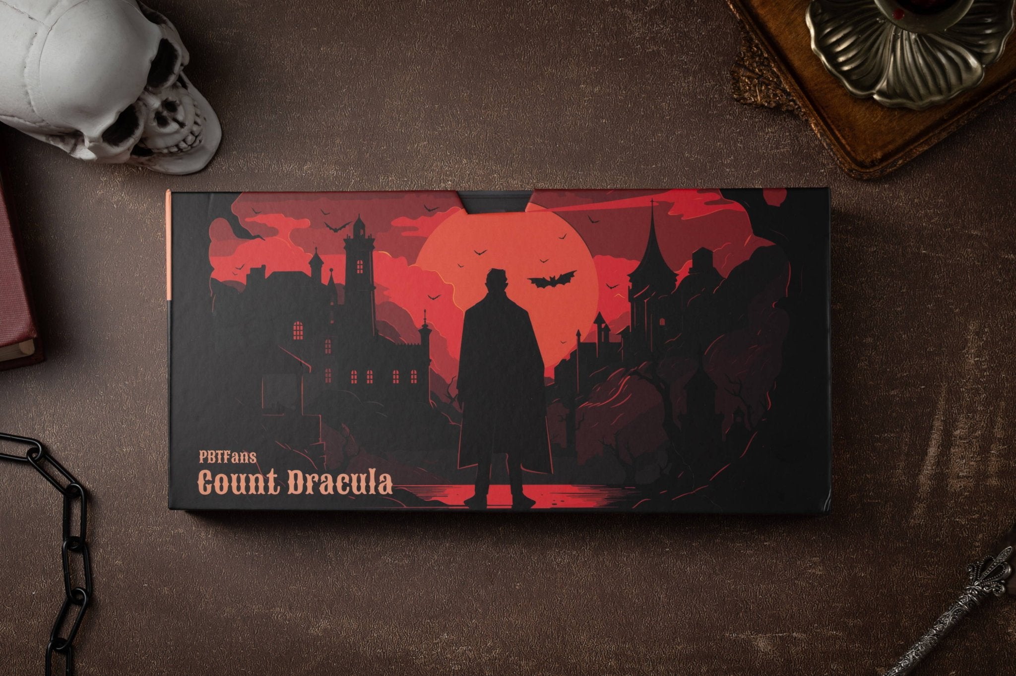 PBTfans Count Dracula Double-Shot ABS Keycap Set - MonacoKeys