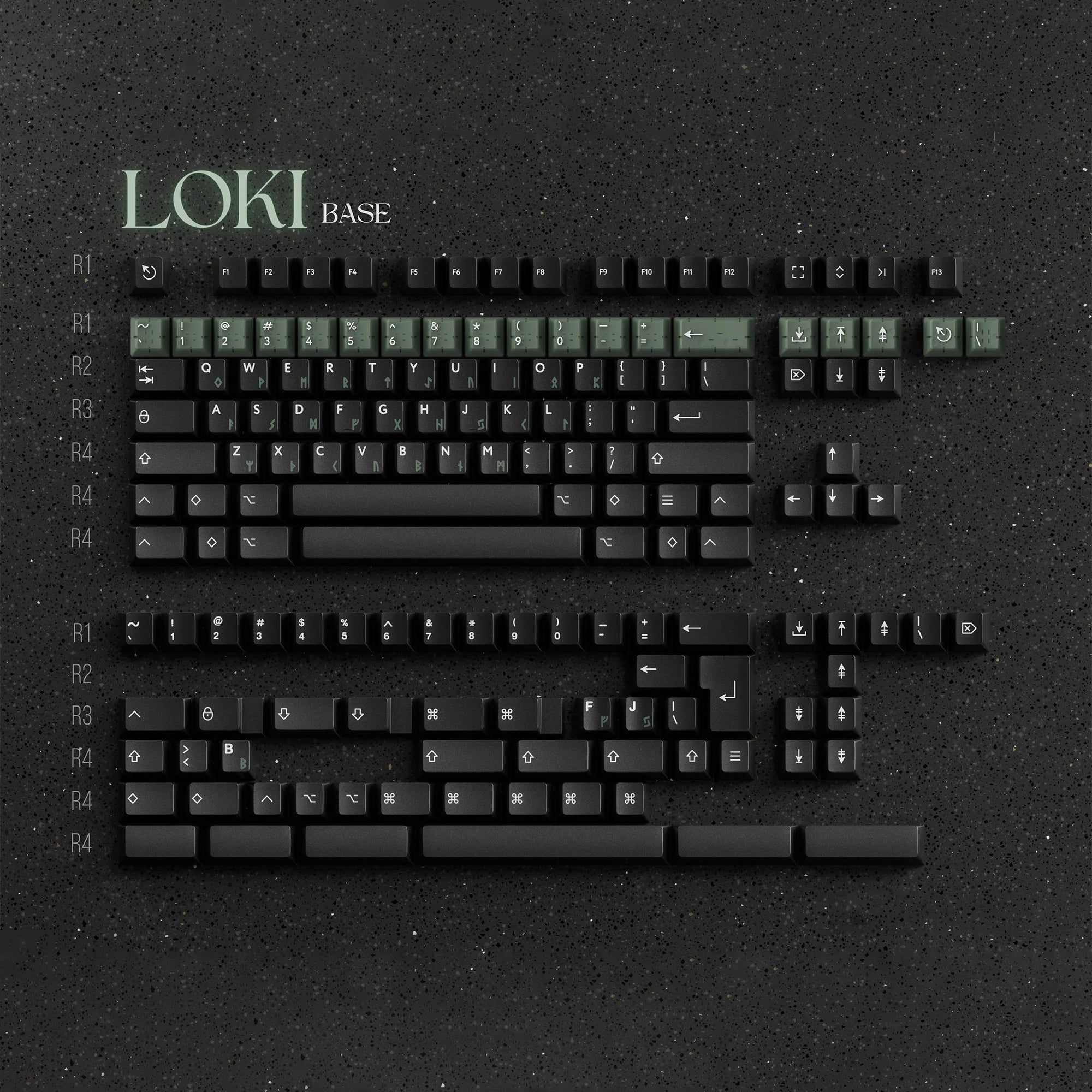 PBTfans Loki Double-Shot PBT Keycap Set - MonacoKeys