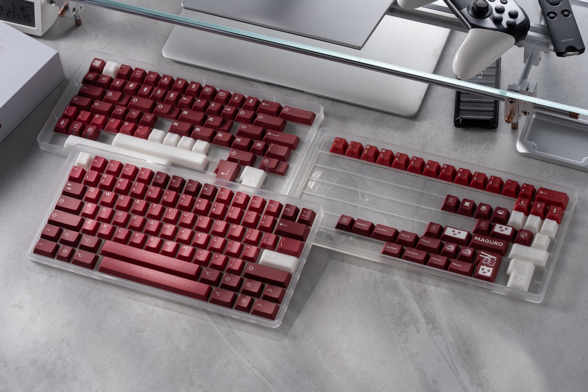 PBTFans Maguro - PBT Double-Shot Keycap Set