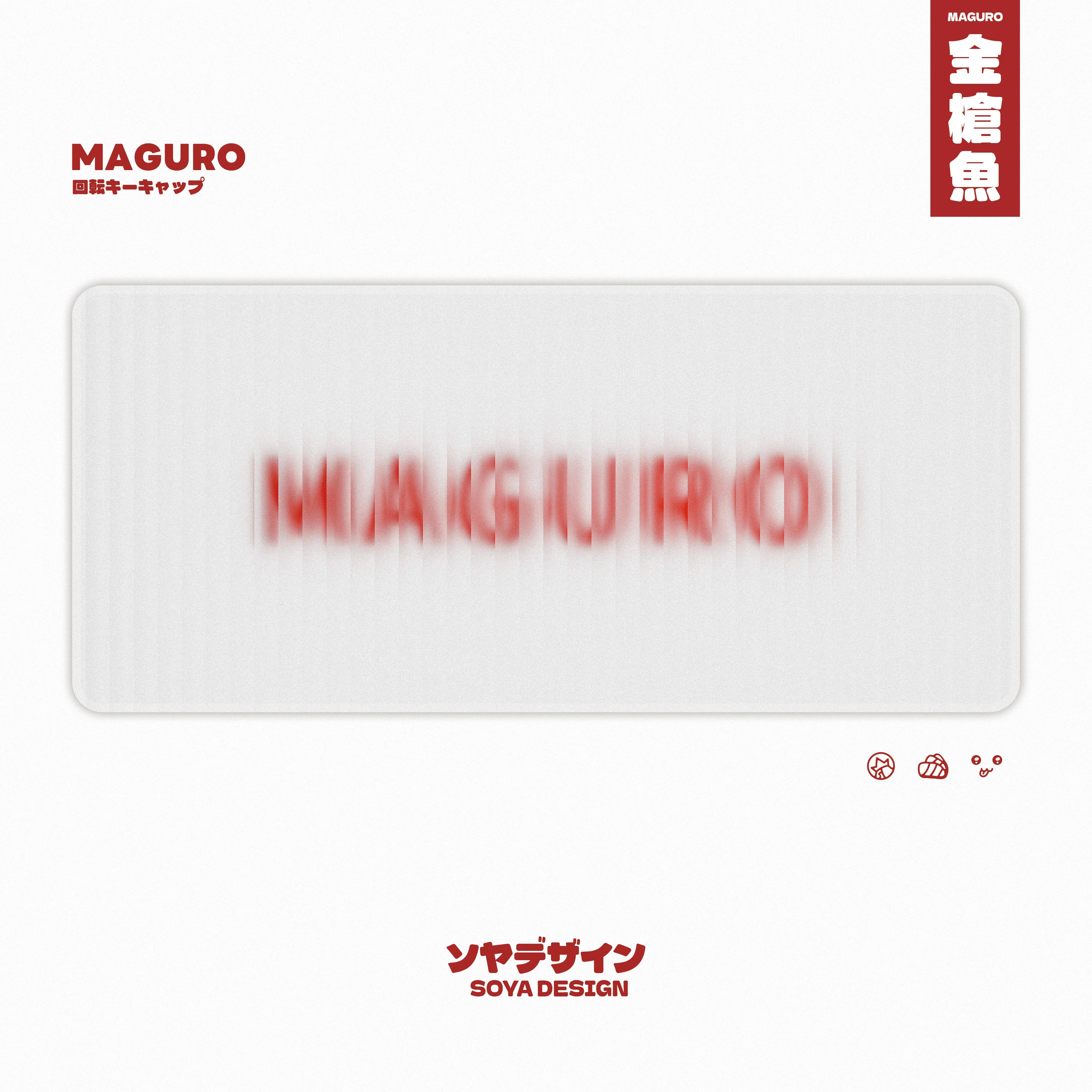 PBTFans Maguro - PBT Double-Shot Keycap Set