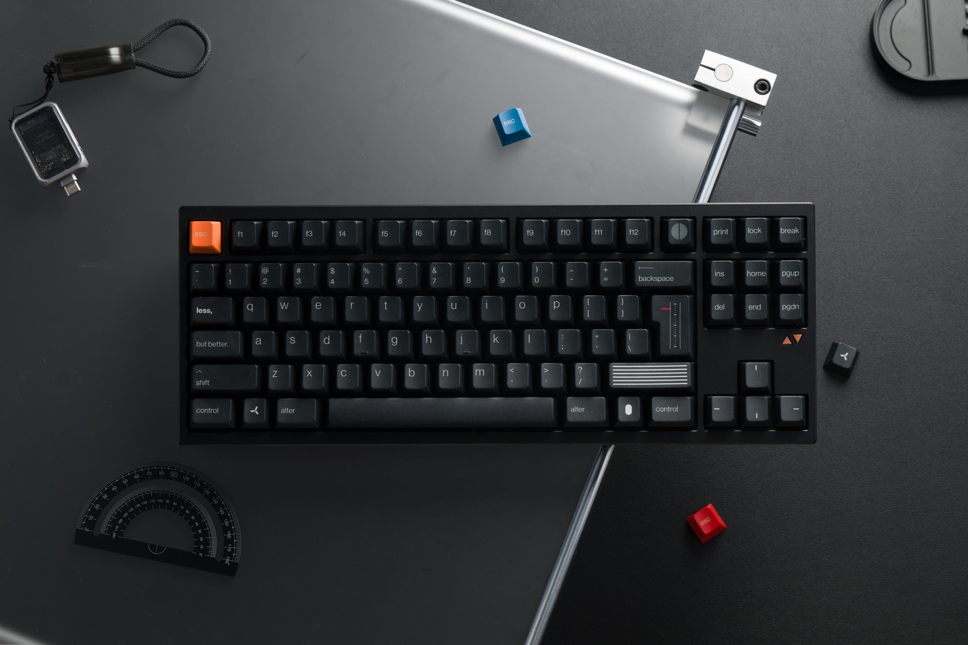 PBTFans Less, but better - Dye-Sub PBT Keycap Set - MonacoKeys
