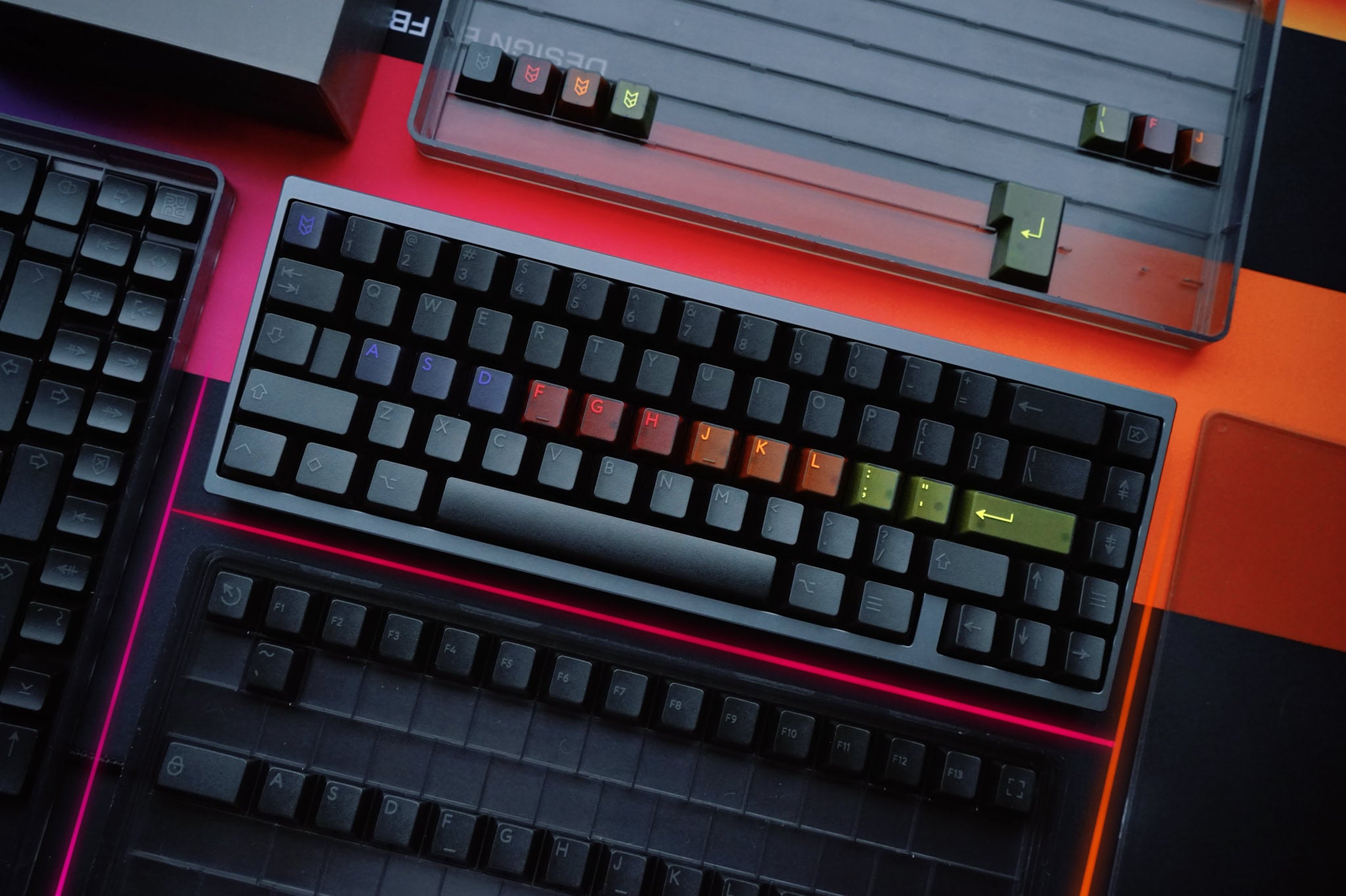 PBTFans Thermal - Double-Shot ABS Keycap Set