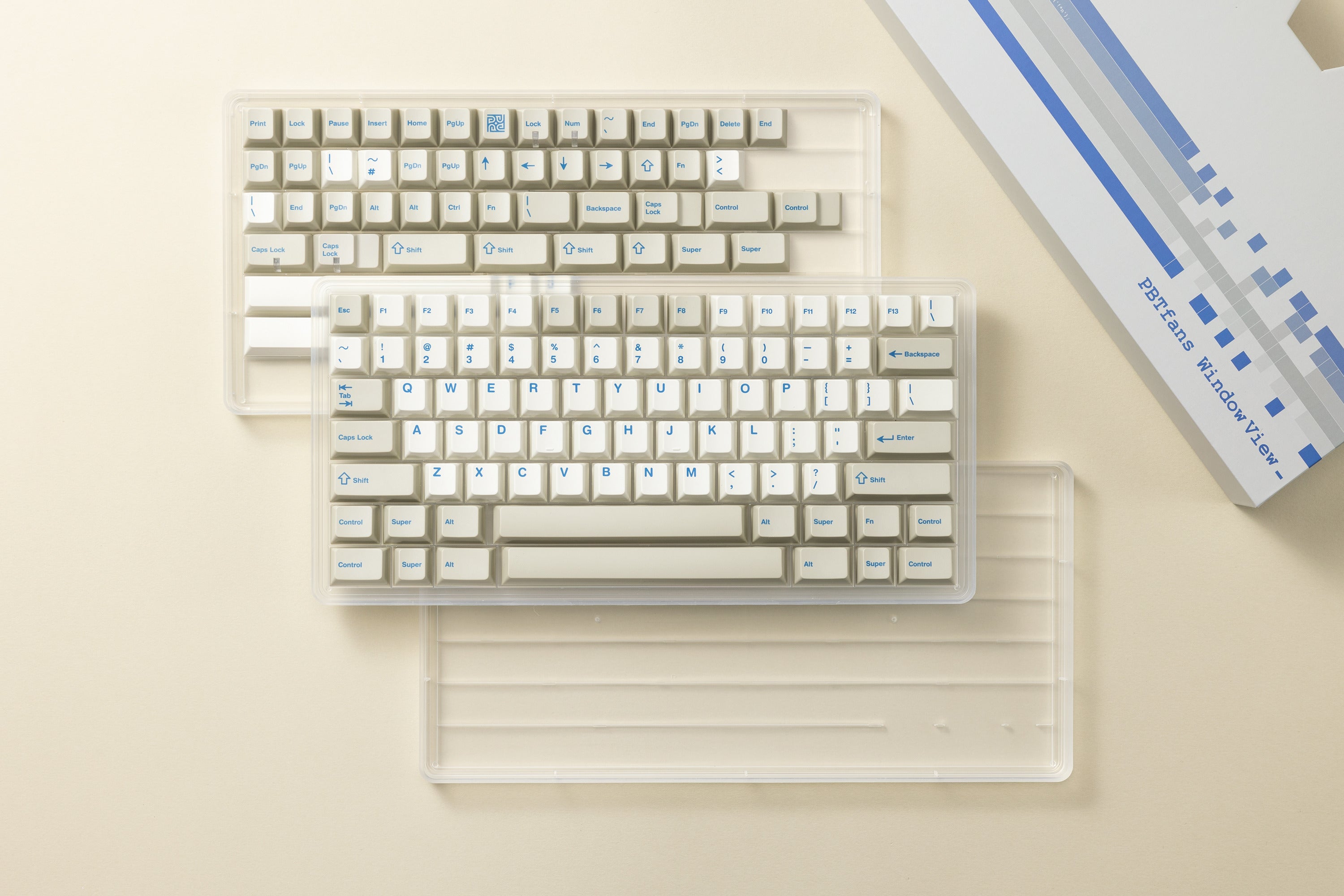 PBTFans Window View - Dye-Sub PBT Keycap Set - MonacoKeys