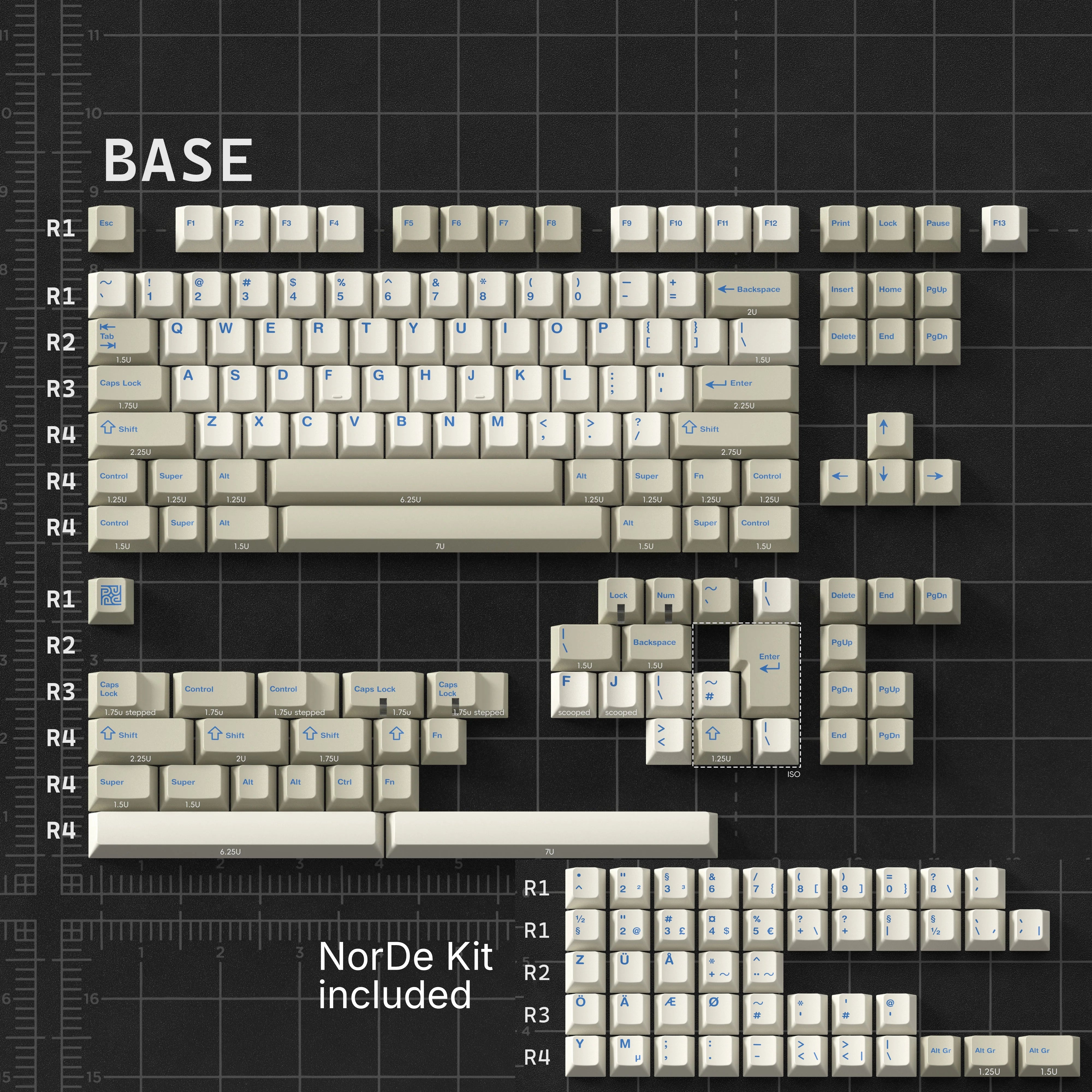 PBTFans Window View - Dye-Sub PBT Keycap Set - MonacoKeys