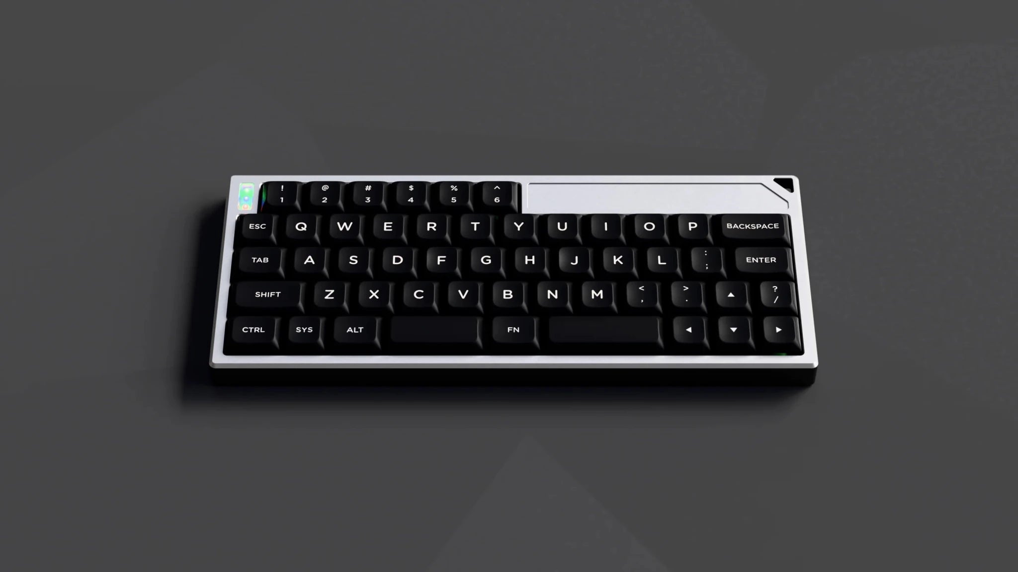 PFF WoB White on Black - Low Profile Keycap Set - MonacoKeys