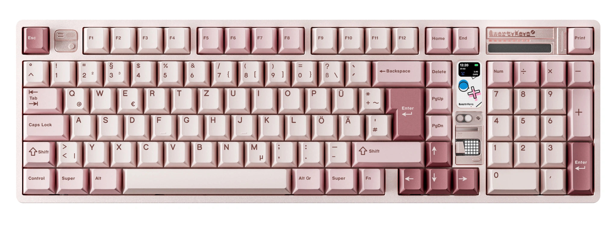 QK100 Mk2 Prebuilt - 98% Fullsize Mechanical Aluminium Keyboard - MonacoKeys