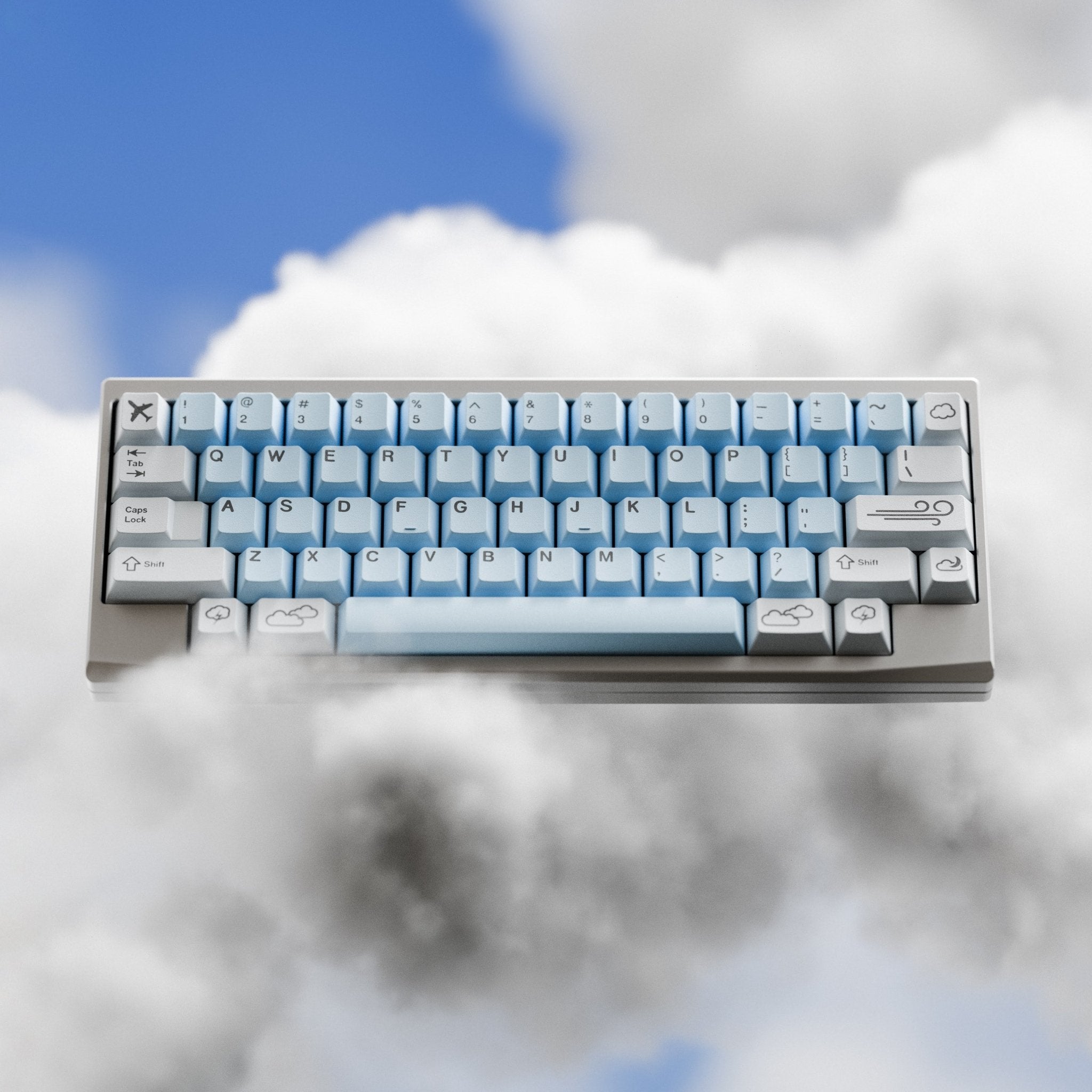 SWG Nimbus - Cherry Profile ABS Double-Shot Keycap Set - MonacoKeys