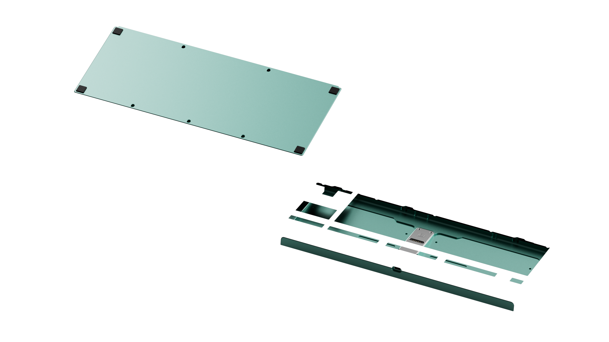 KBDFans TofuTKL R2 - Bottom Cases