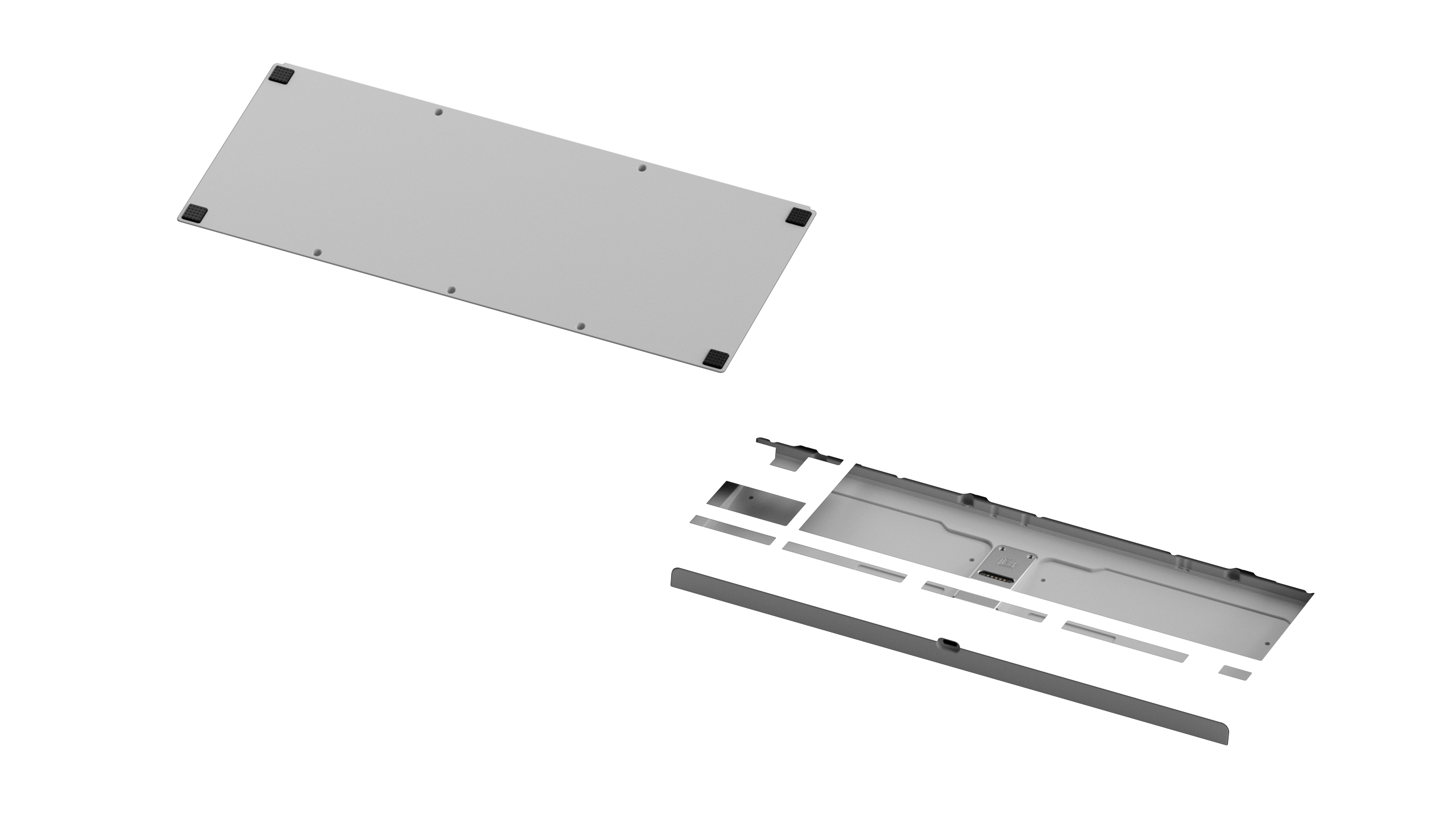 KBDFans TofuTKL R2 - Bottom Cases