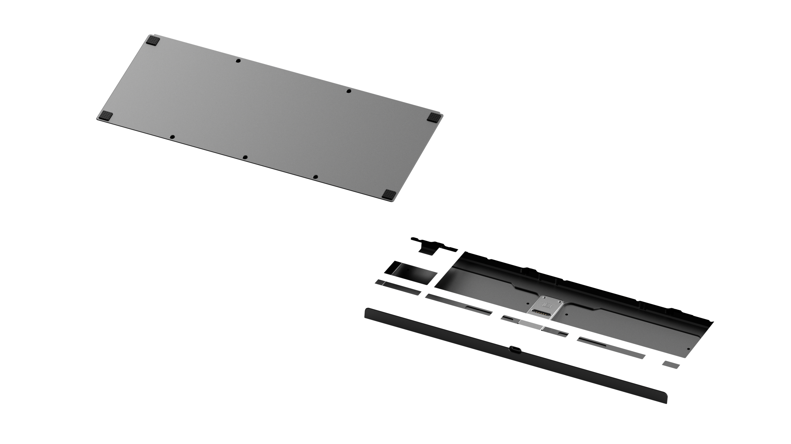 KBDFans TofuTKL R2 - Bottom Cases