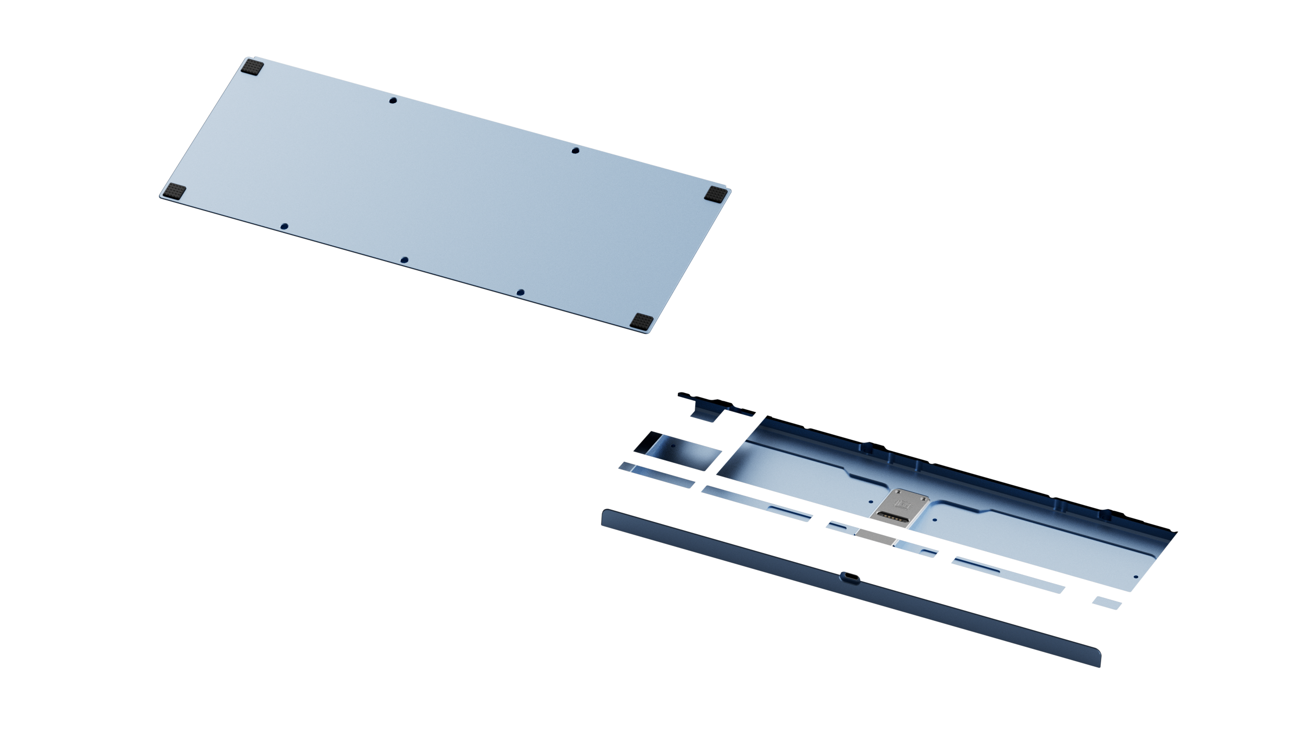 KBDFans TofuTKL R2 - Bottom Cases