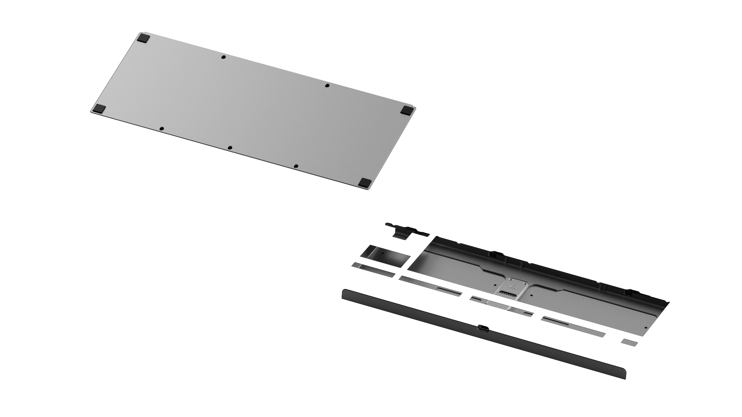 KBDFans TofuTKL R2 - Bottom Cases
