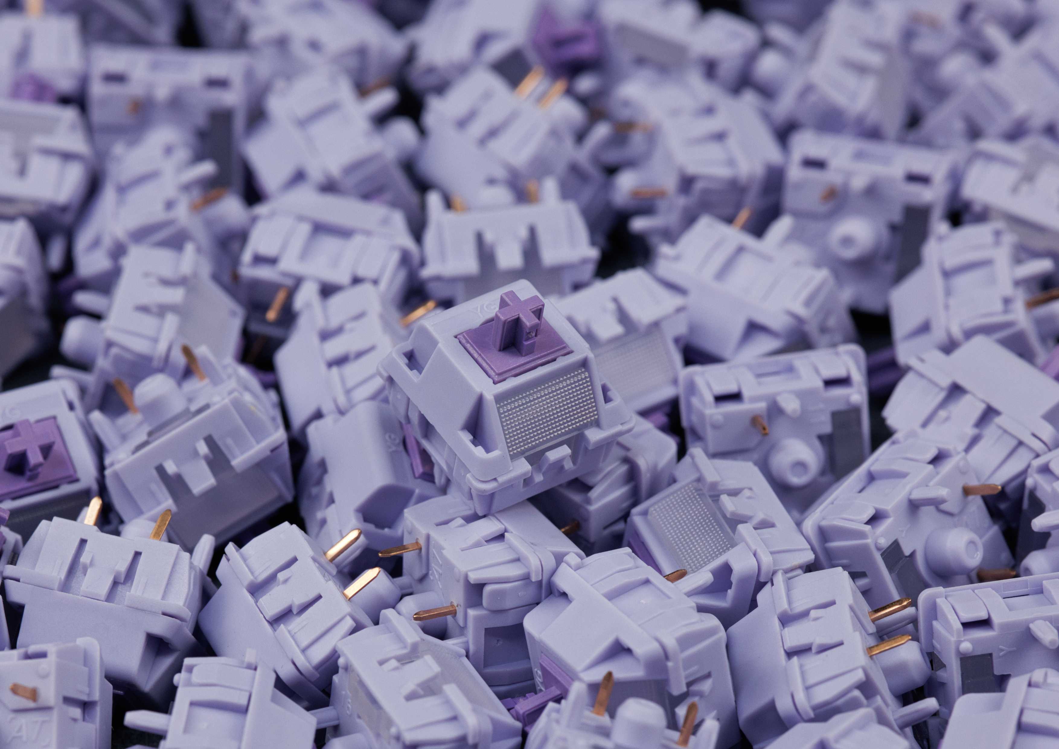 Wingtree Purple Sprout Tea Tactile Switches (10 Stück)