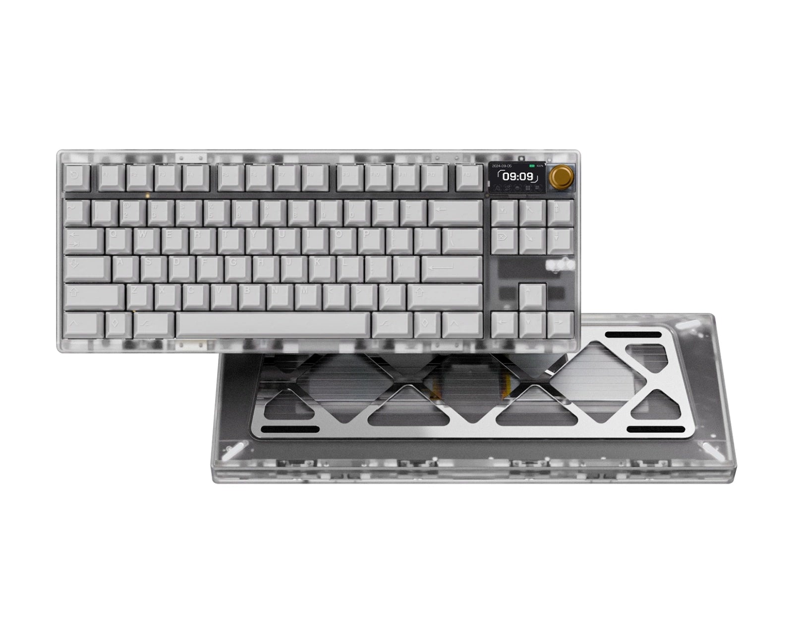 ZoomTKL Dyna - 80% TKL ISO+ANSI Mechanical Aluminium Custom Keyboard Kit - MonacoKeys