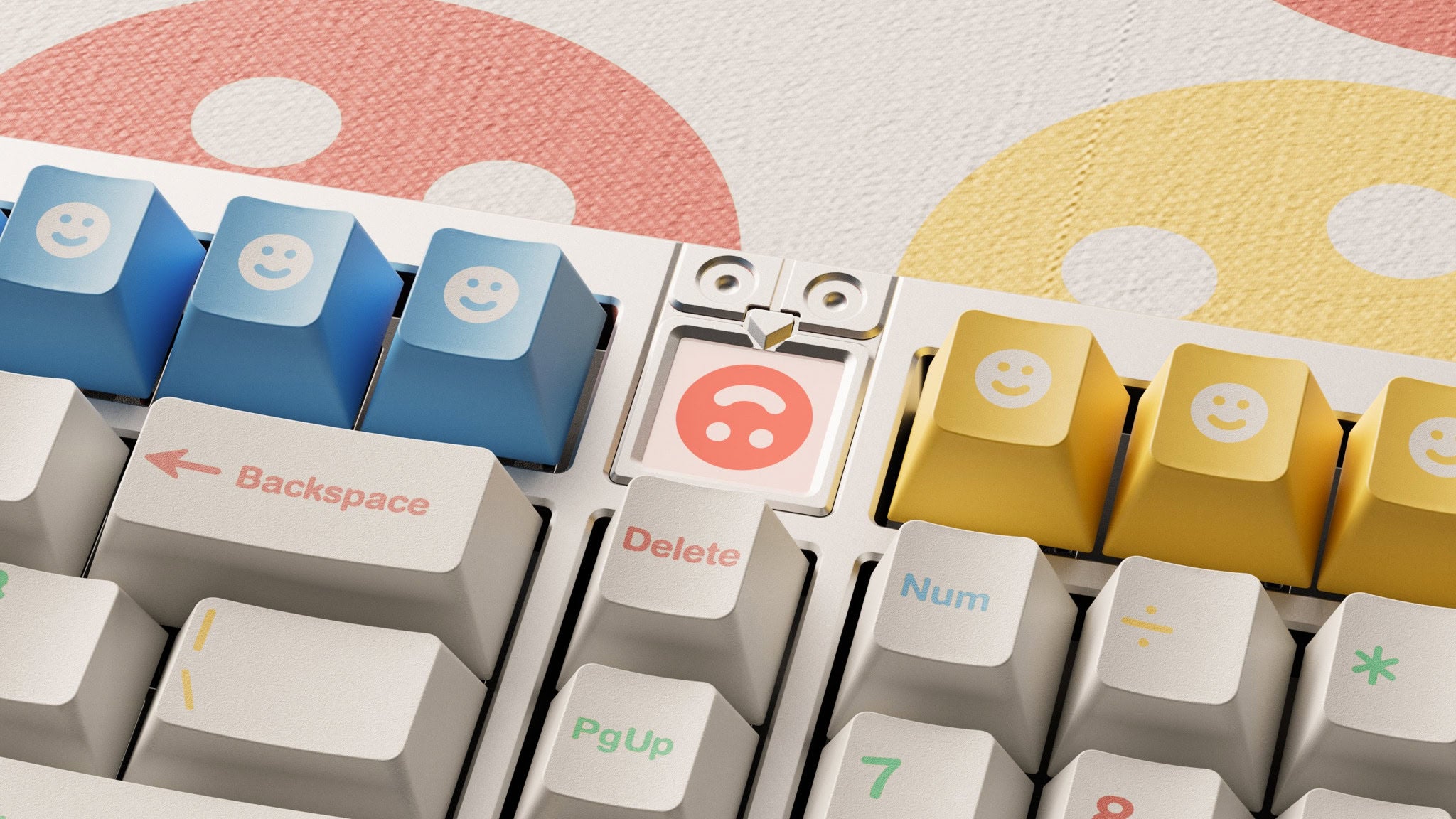 PBTFans Cool Kids - Dye-Sub PBT Keycap Set - MonacoKeys