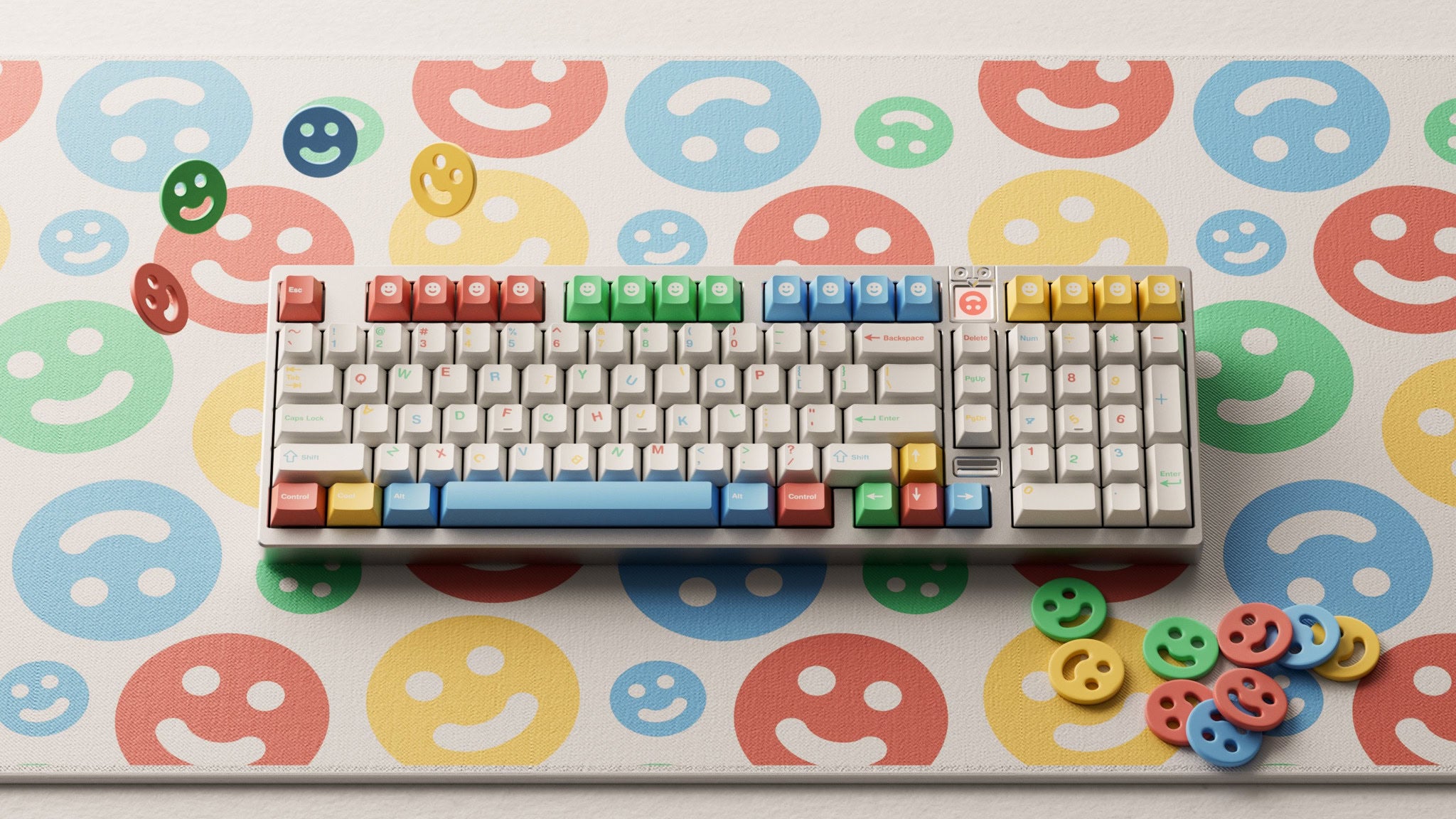 PBTFans Cool Kids - Dye-Sub PBT Keycap Set - MonacoKeys