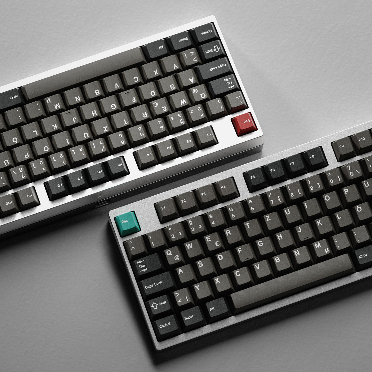 KKB Dolch – Dark Classic ABS Double-Shot Keycap Set - MonacoKeys