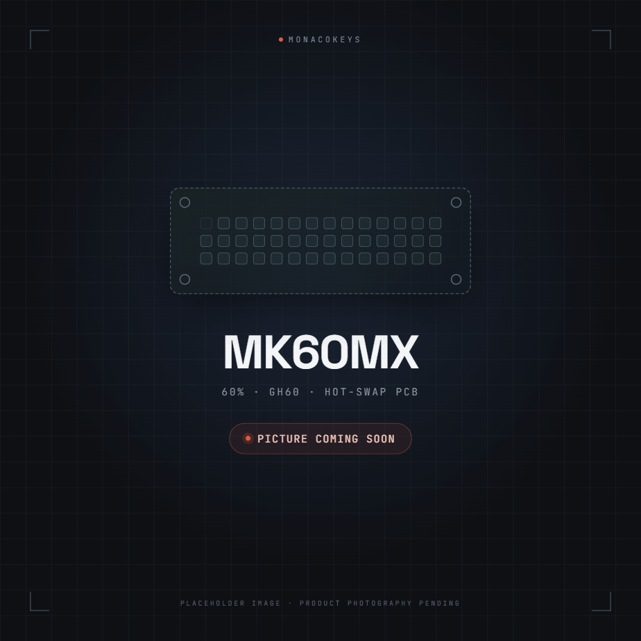 MK60MX - 60% Mechanical Keyboard PCB