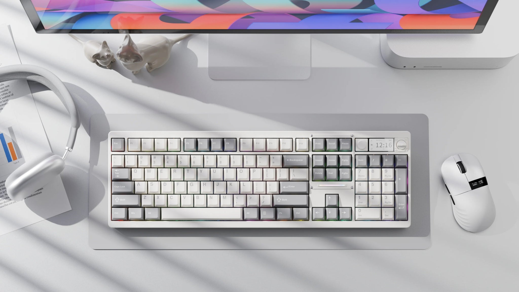 Chilkey ND104 - 100% Aluminium ISO+ANSI Tastatur - MonacoKeys