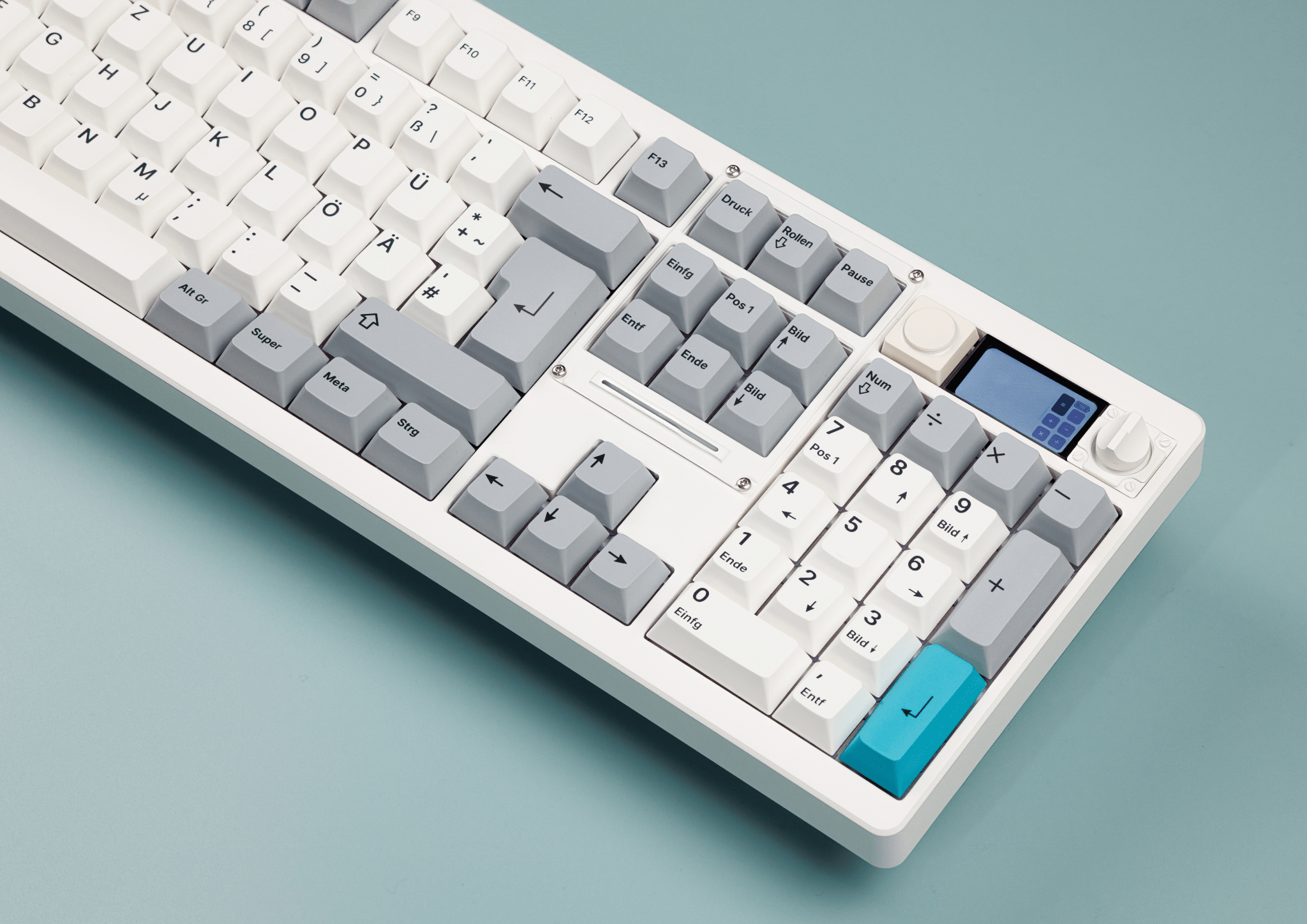 Chilkey ND104 - 100% Aluminium ISO+ANSI Tastatur - MonacoKeys