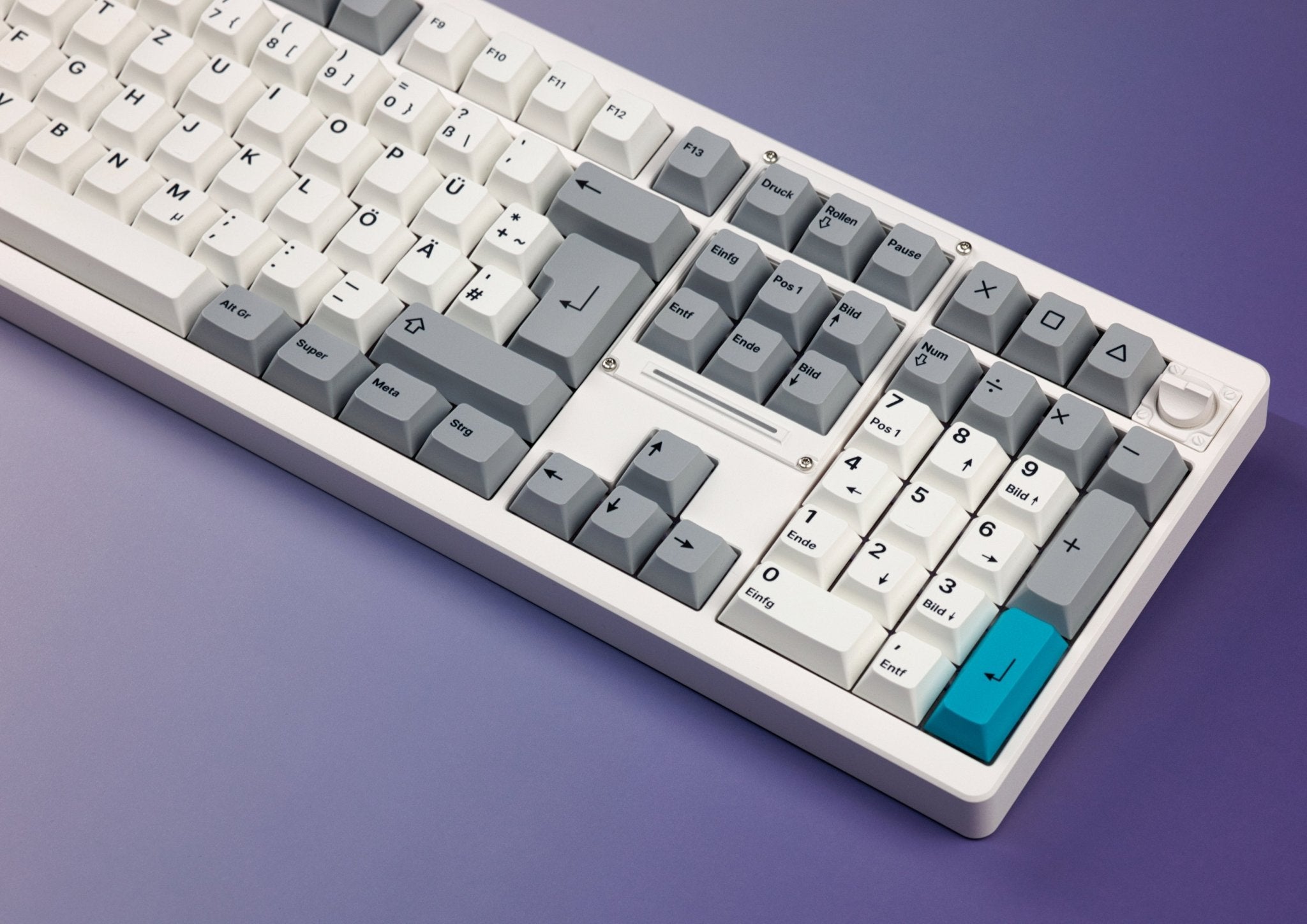 Chilkey ND104 - 100% Aluminium ISO+ANSI Tastatur - MonacoKeys