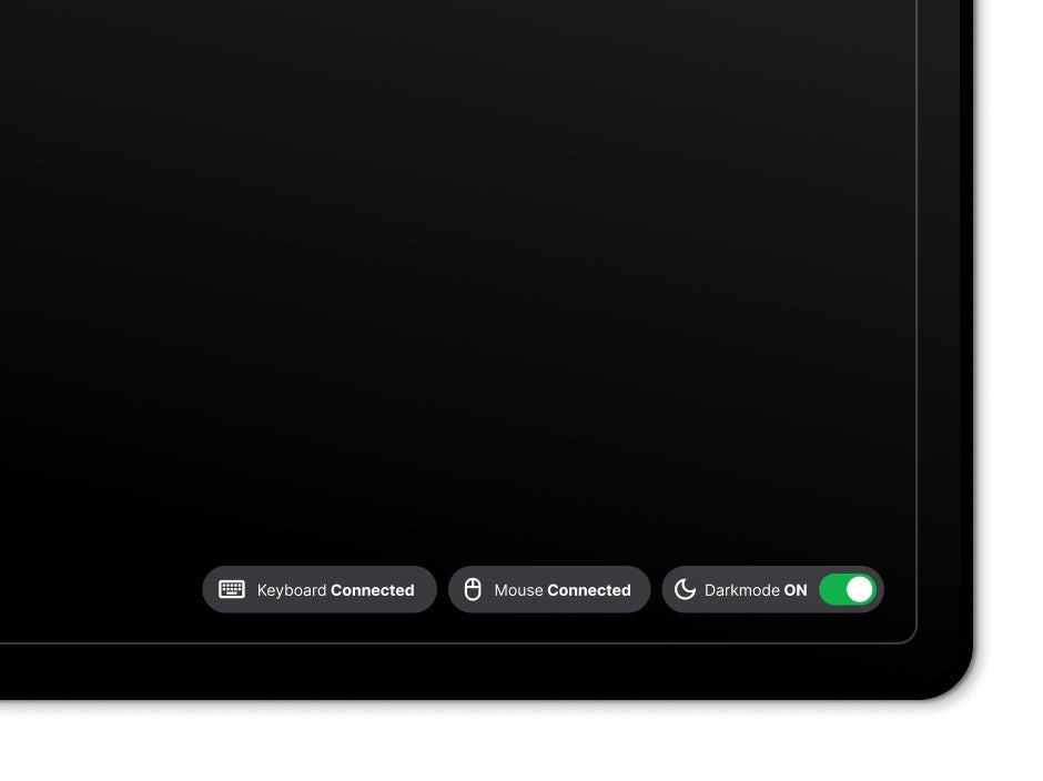 Device Darkmode Mauspad Deskmat - MonacoKeys