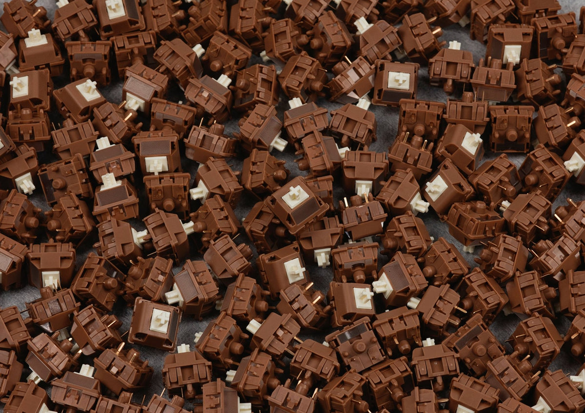 Durock Mocha Silk Full POK Linear Switches (10 Stück) - MonacoKeys