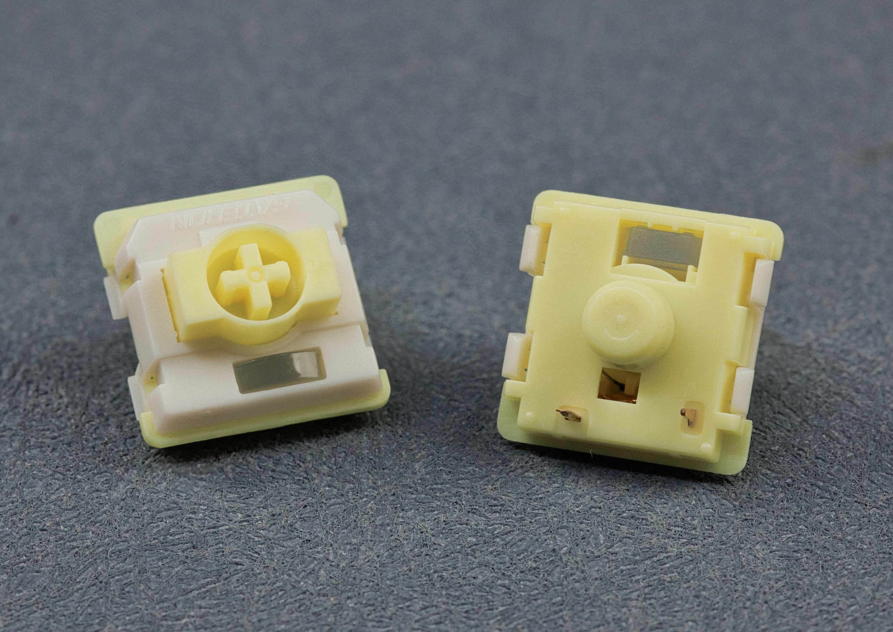 Gateron KS-33 Banana Chocolate Tactile Low Profile Switches (10 Stück) - MonacoKeys